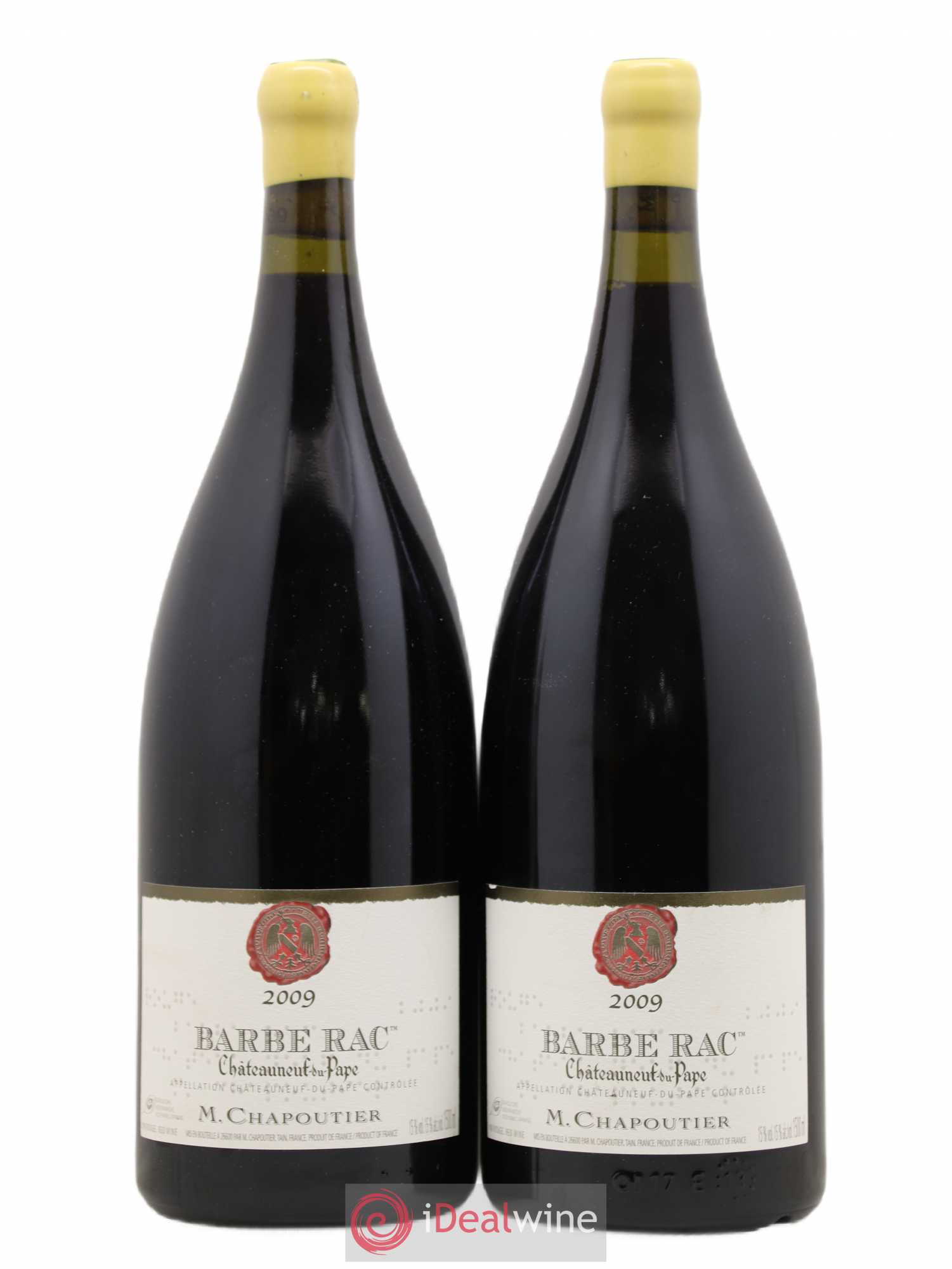 Châteauneuf-du-Pape Barbe Rac Chapoutier 2009 - Lot de 2 magnums - 0