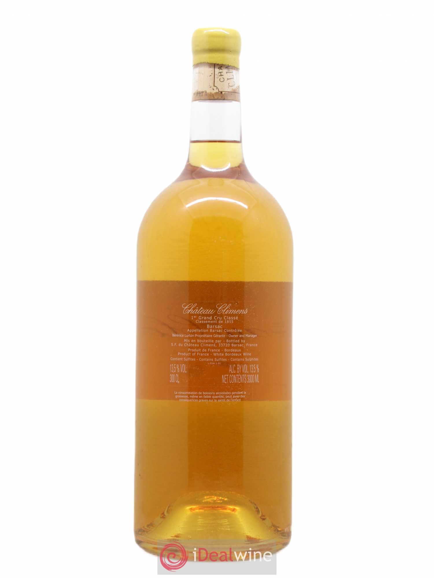 Château Climens 1er Grand Cru Classé 2009 - Lotto di 1 jéroboam - 1