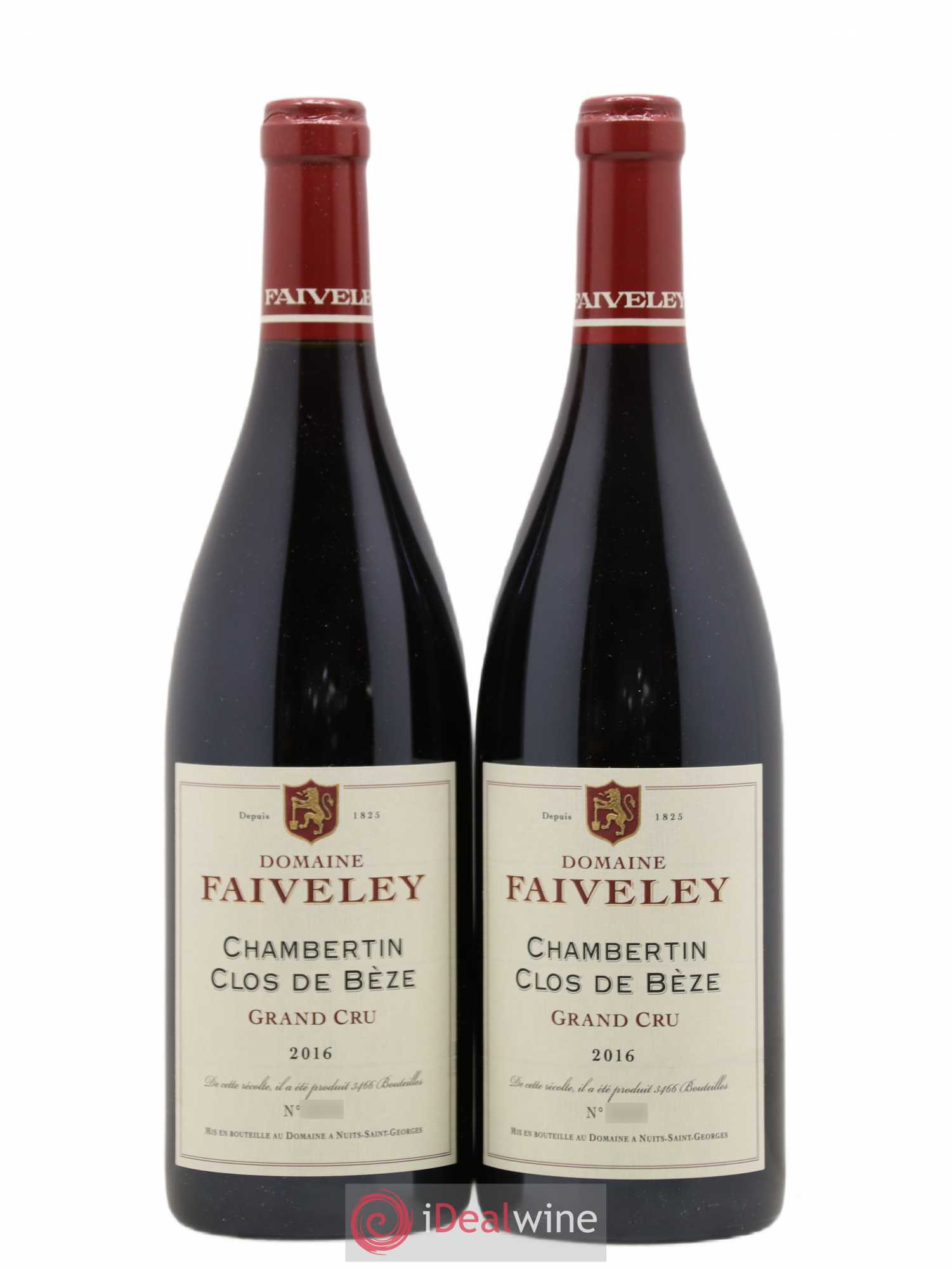 Chambertin Clos de Bèze Grand Cru Faiveley 2016 - Lot de 2 bouteilles - 0