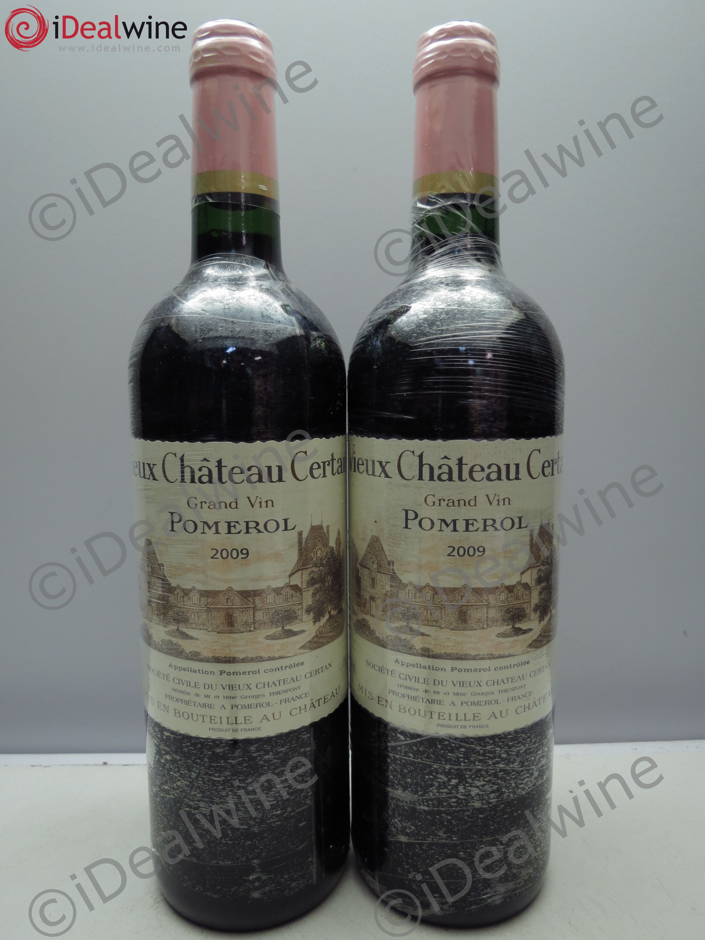 Vieux Château Certan 2009 - Lot de 2 bouteilles - 0