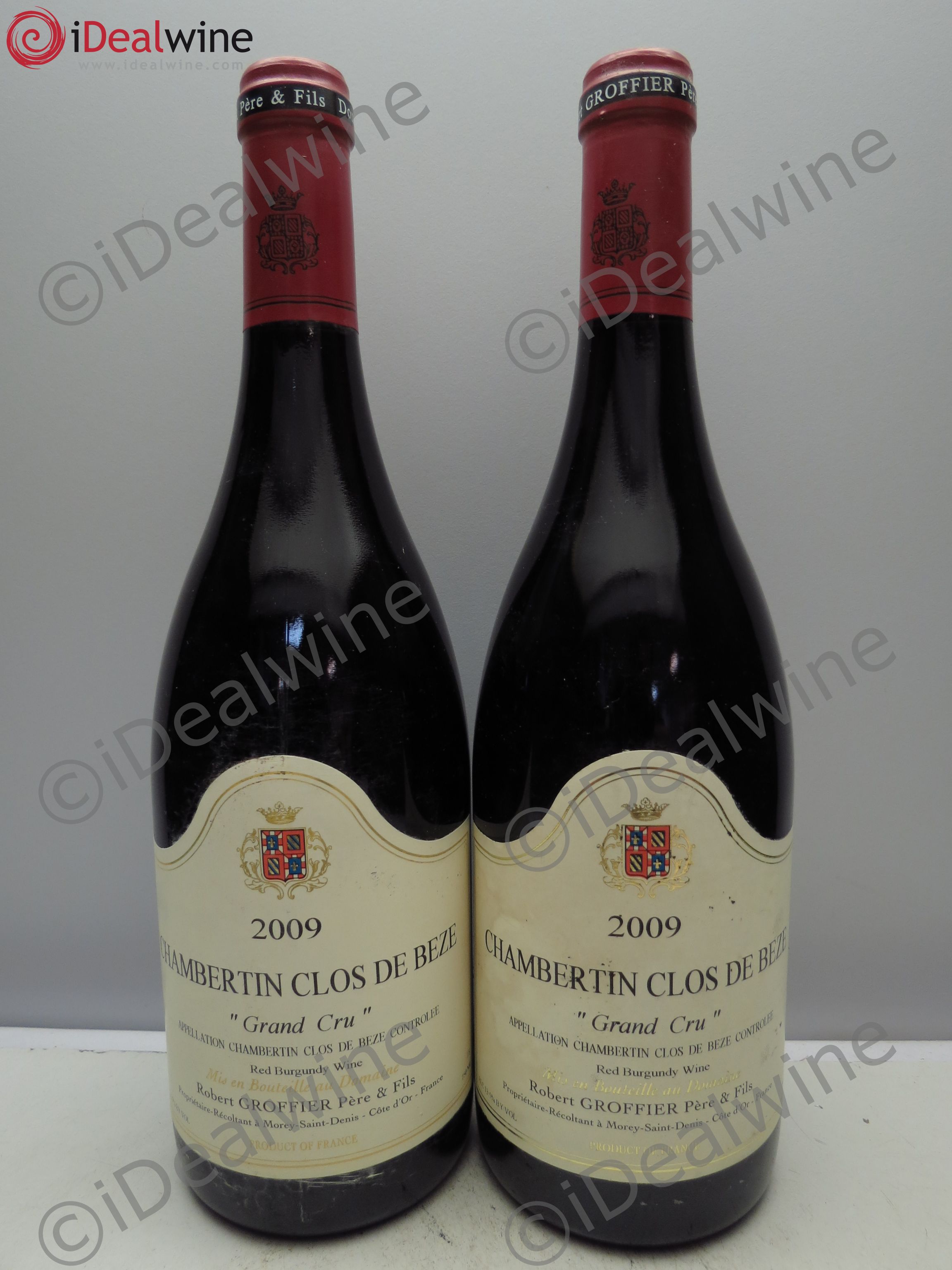 Chambertin Clos de Bèze Grand Cru Robert Groffier Père & Fils (Domaine) 2009 - Lot de 2 bouteilles - 0