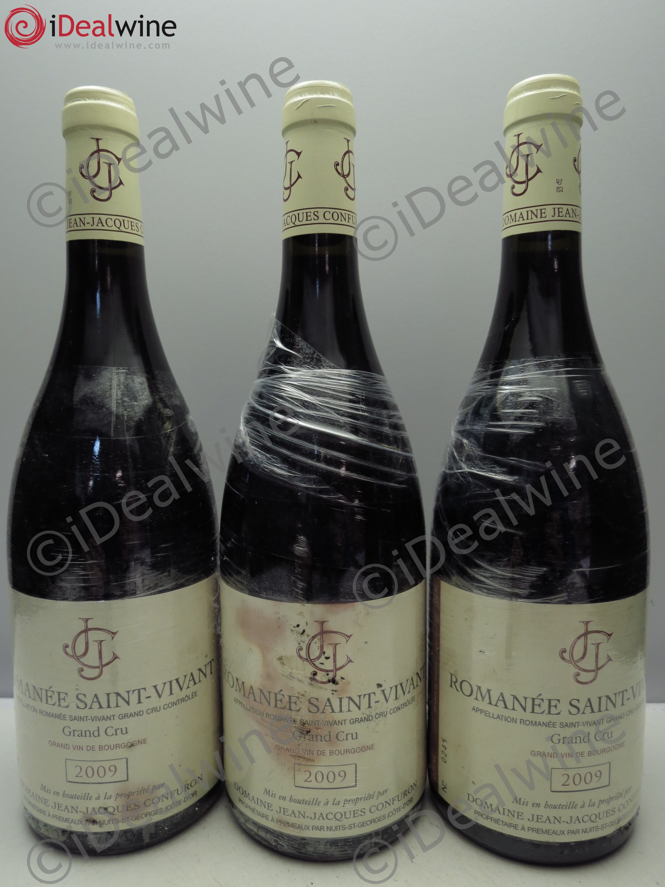 Romanée-Saint-Vivant Grand Cru Jean-Jacques Confuron 2009 - Lot de 3 bouteilles - 0