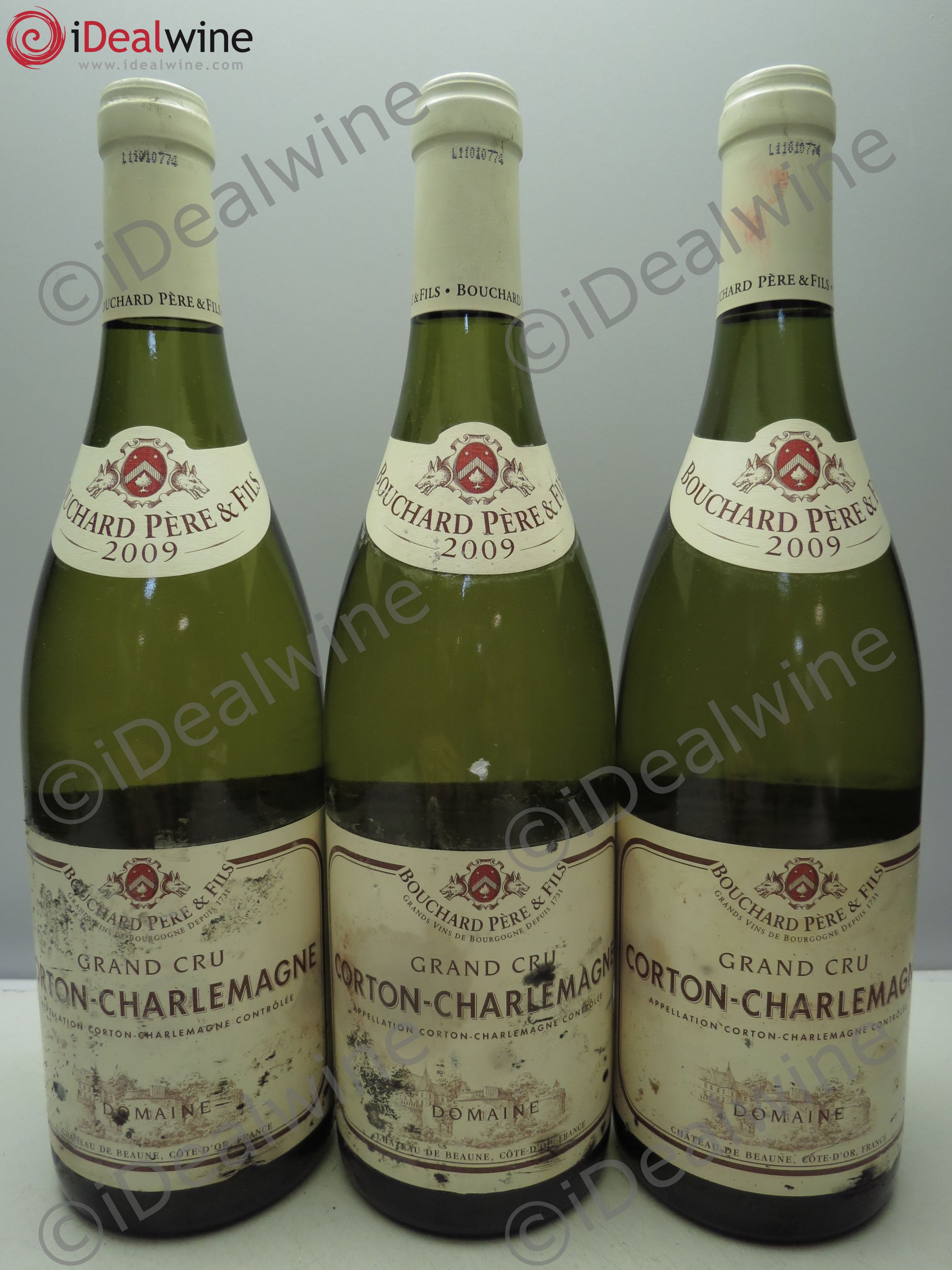 Corton-Charlemagne Grand Cru Bouchard Père & Fils 2009 - Lot de 3 bouteilles - 0