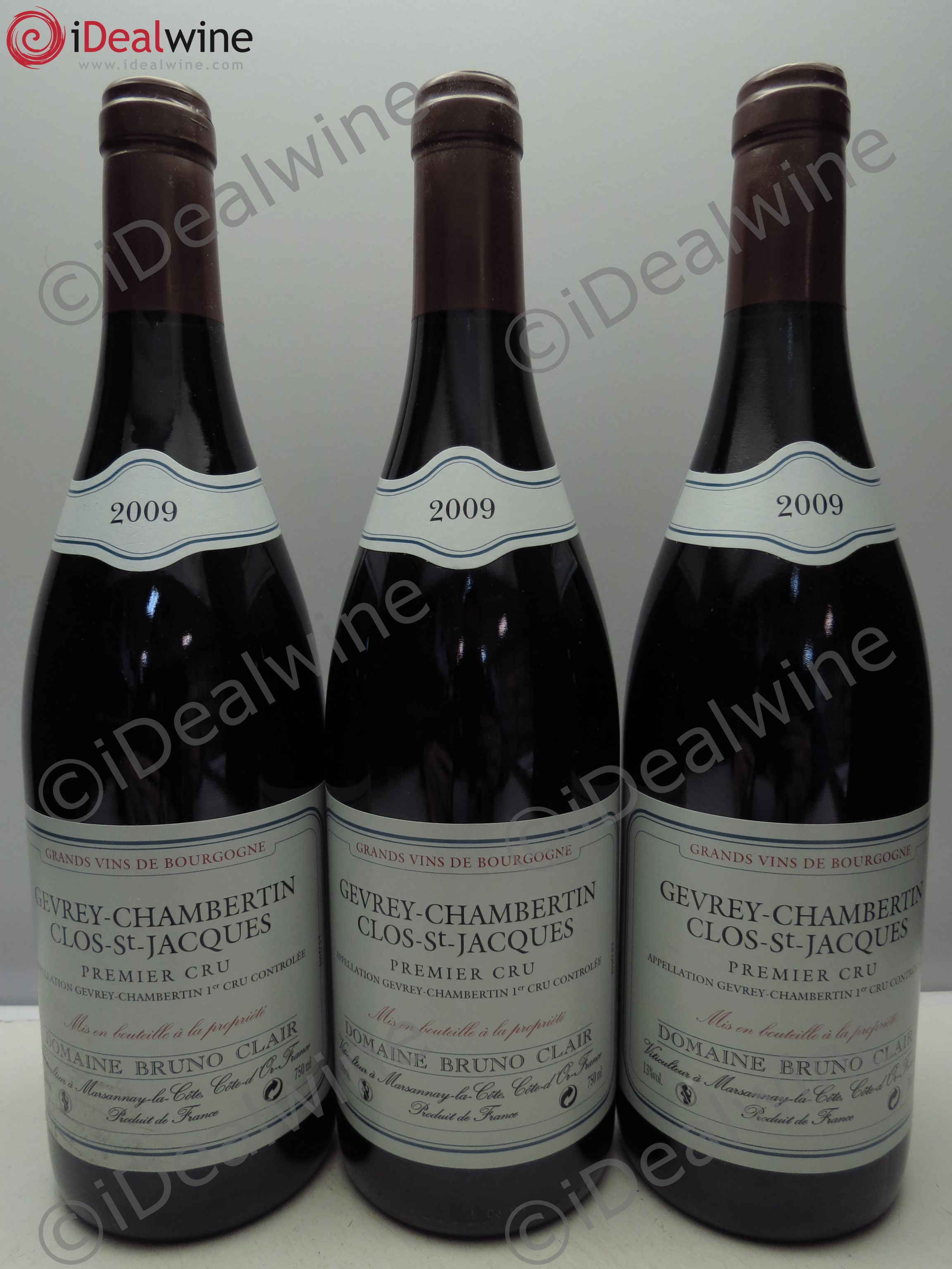 Gevrey-Chambertin 1er Cru 2009 - Lot de 3 bouteilles - 0