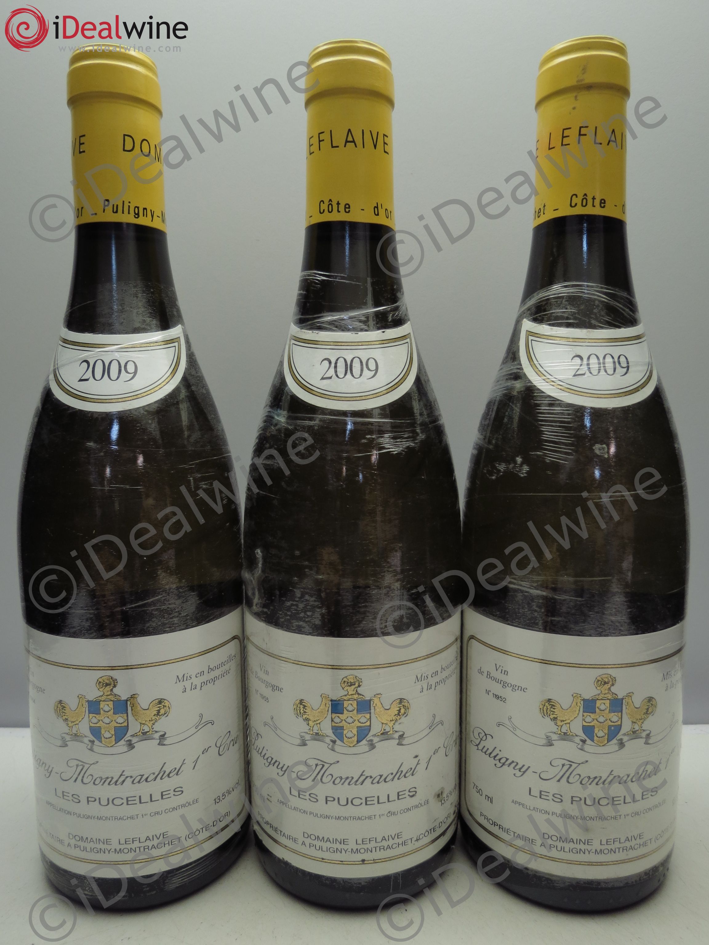 Puligny-Montrachet 1er Cru Les Pucelles Leflaive (Domaine) 2009 - Lot de 3 bouteilles - 0
