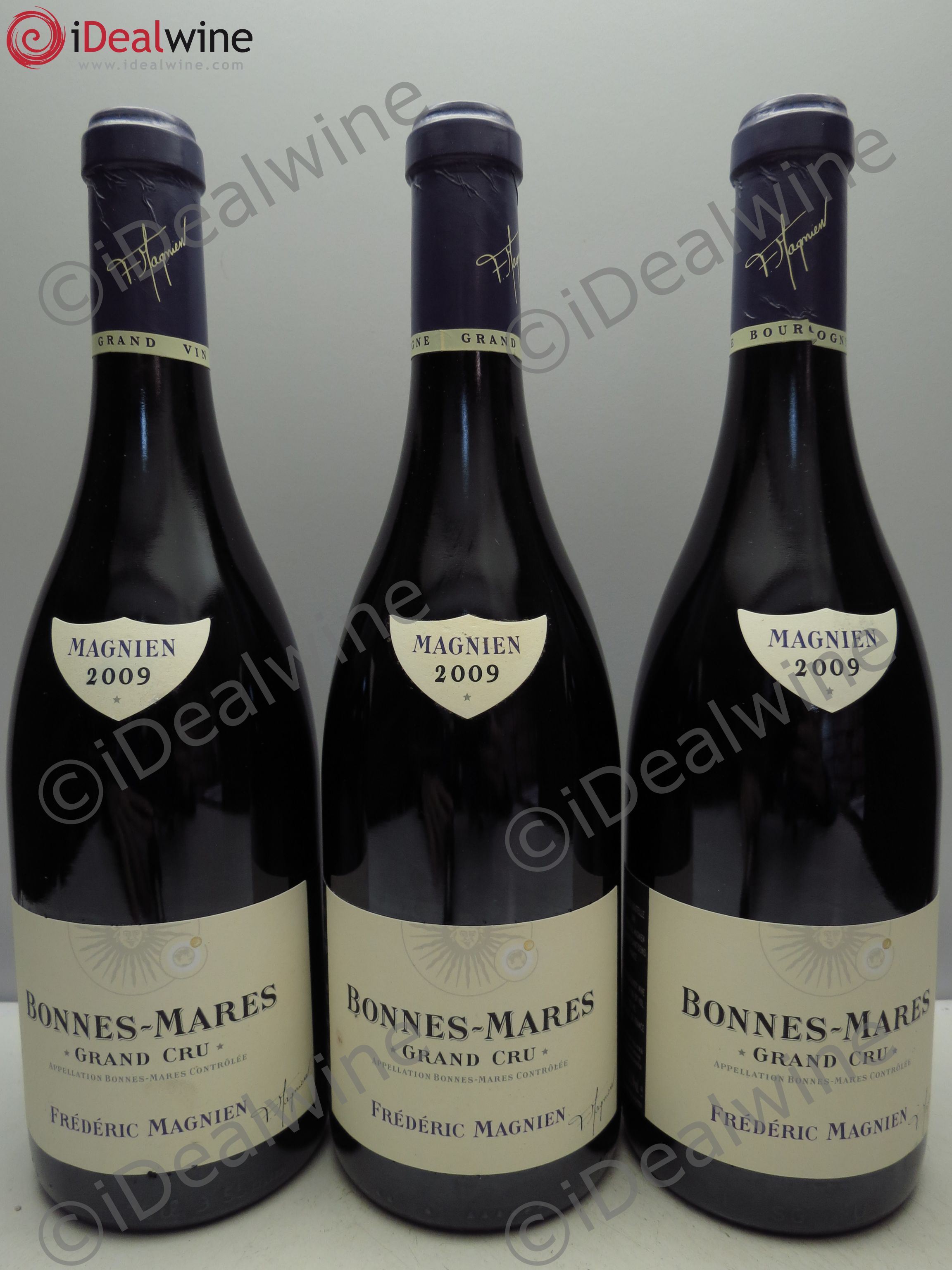 Bonnes-Mares Grand Cru F.Magnien 2009 - Lot de 3 bouteilles - 0