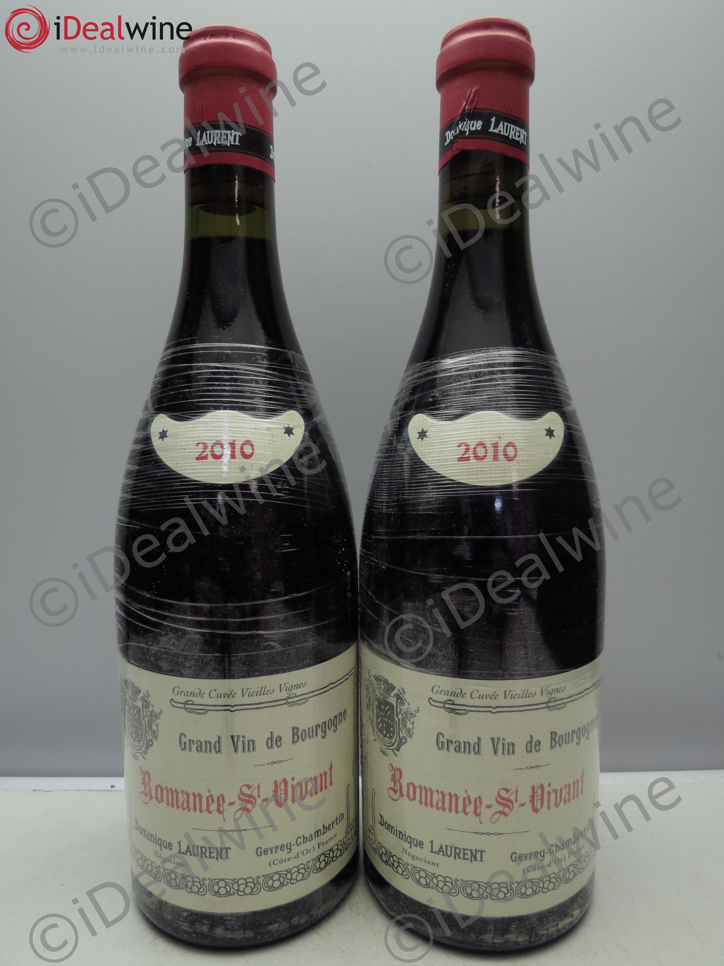 Romanée-Saint-Vivant Grand Cru D.Laurent 2010 - Lot de 2 bouteilles - 0