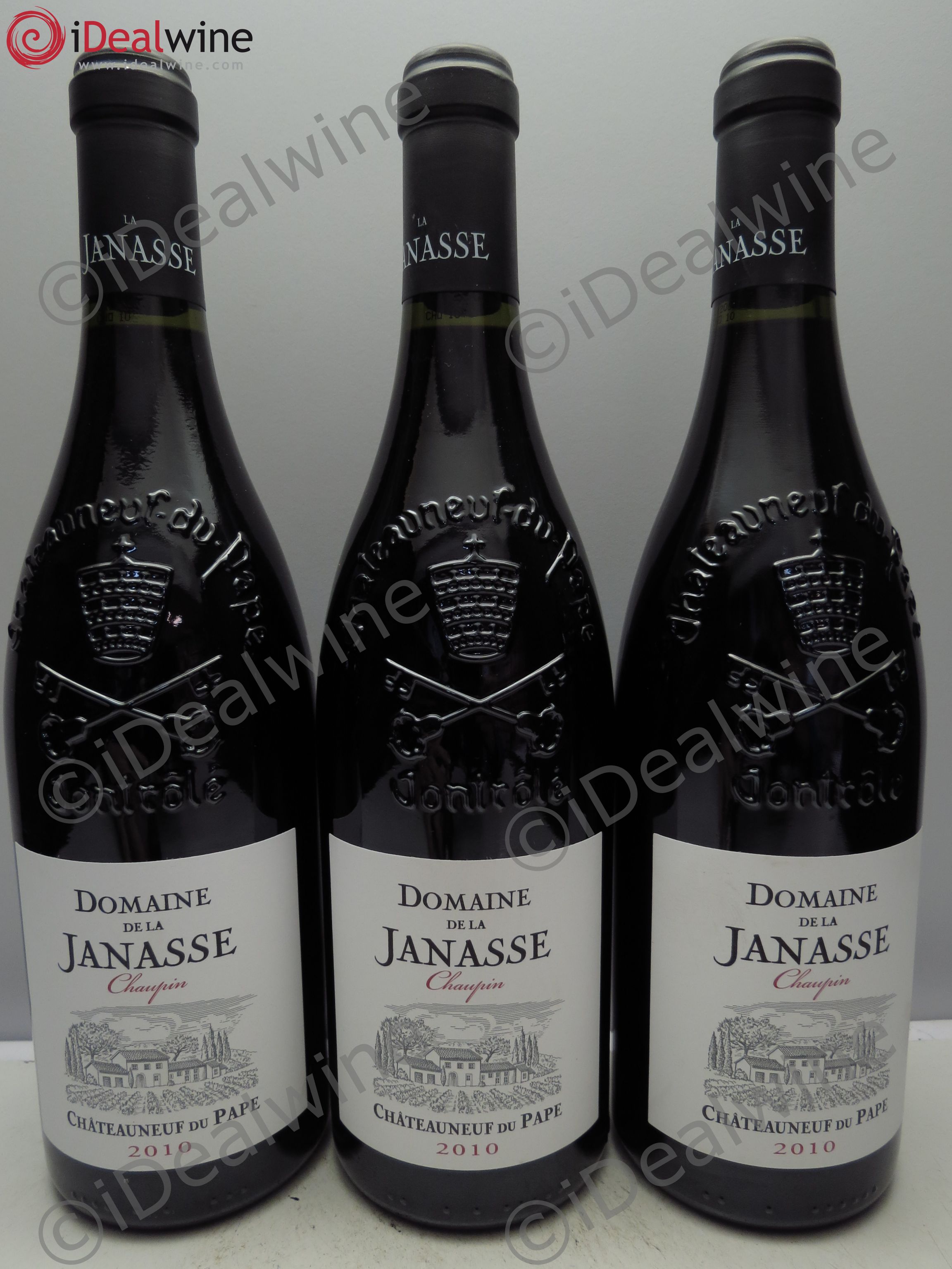 Châteauneuf-du-Pape Cuvée Chaupin La Janasse (Domaine de) 2010 - Lot de 3 bouteilles - 0