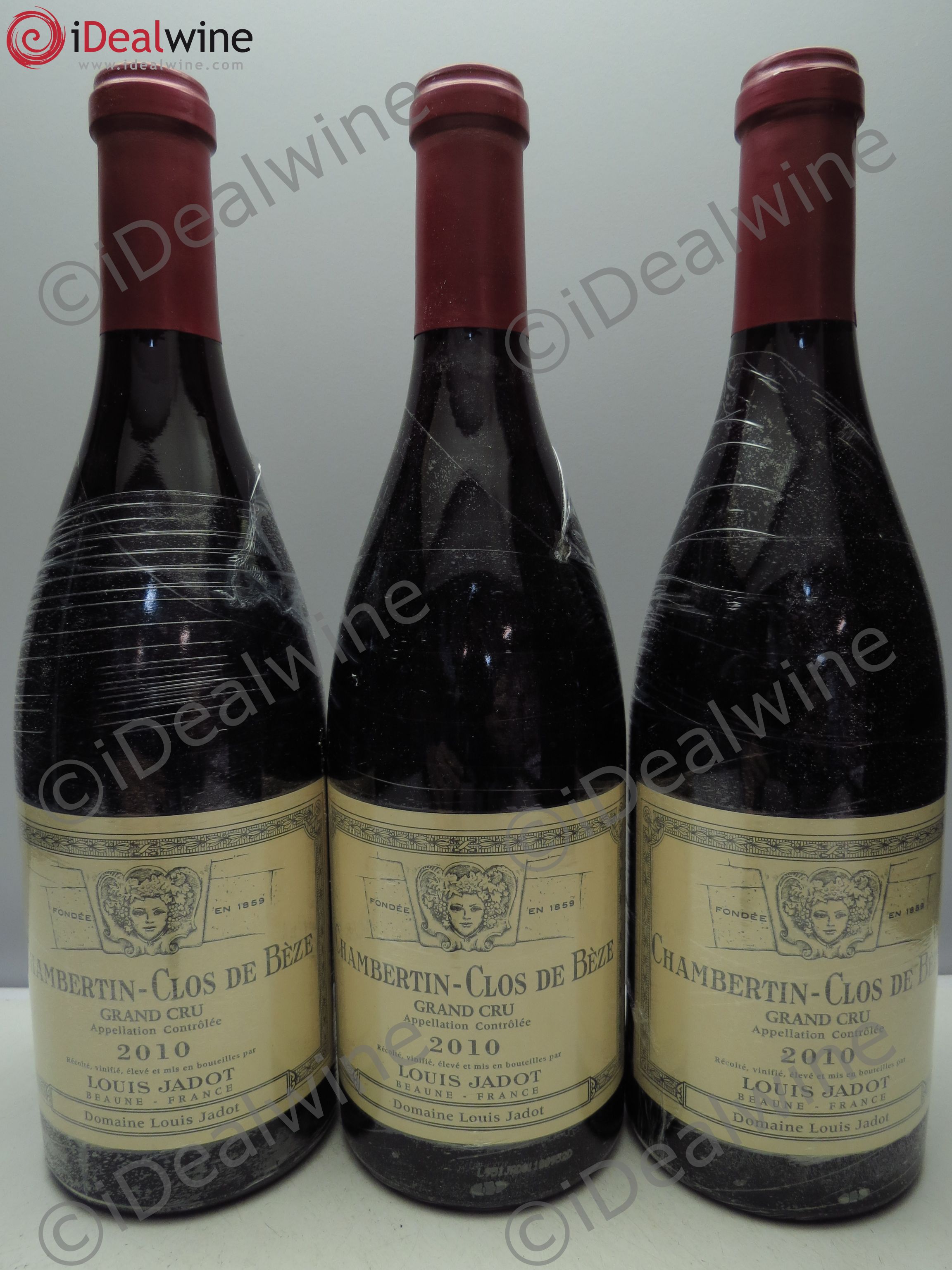 Chambertin Clos de Bèze Grand Cru Domaine Louis Jadot 2010 - Lot de 3 bouteilles - 0