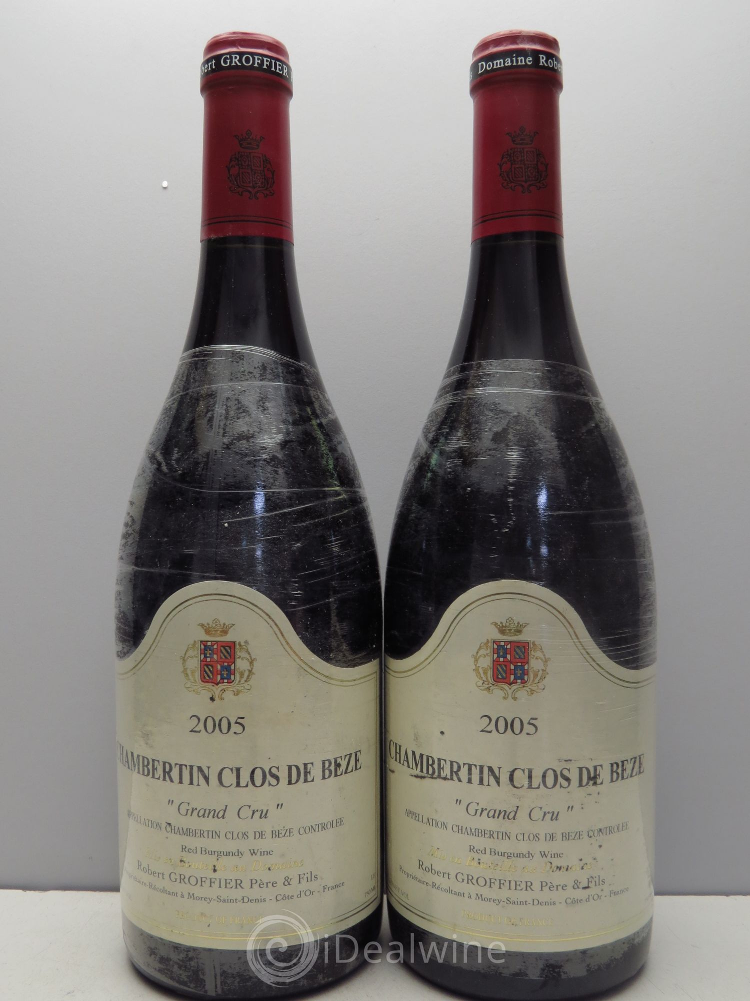 Chambertin Clos de Bèze Grand Cru Robert Groffier Père & Fils (Domaine) 2005 - Lot de 2 bouteilles - 0