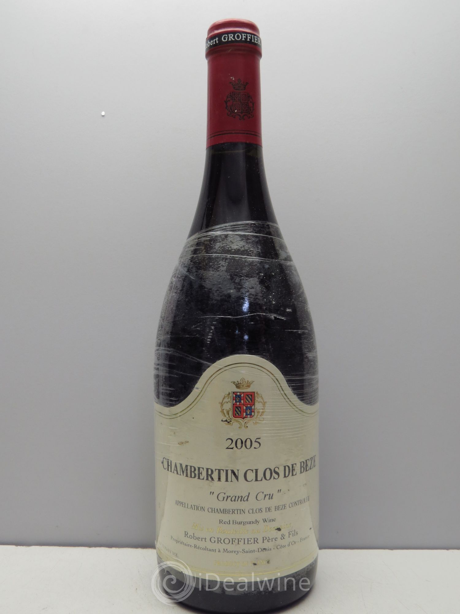 Chambertin Clos de Bèze Grand Cru Robert Groffier Père & Fils (Domaine) 2005 - Lot de 1 bouteille - 0