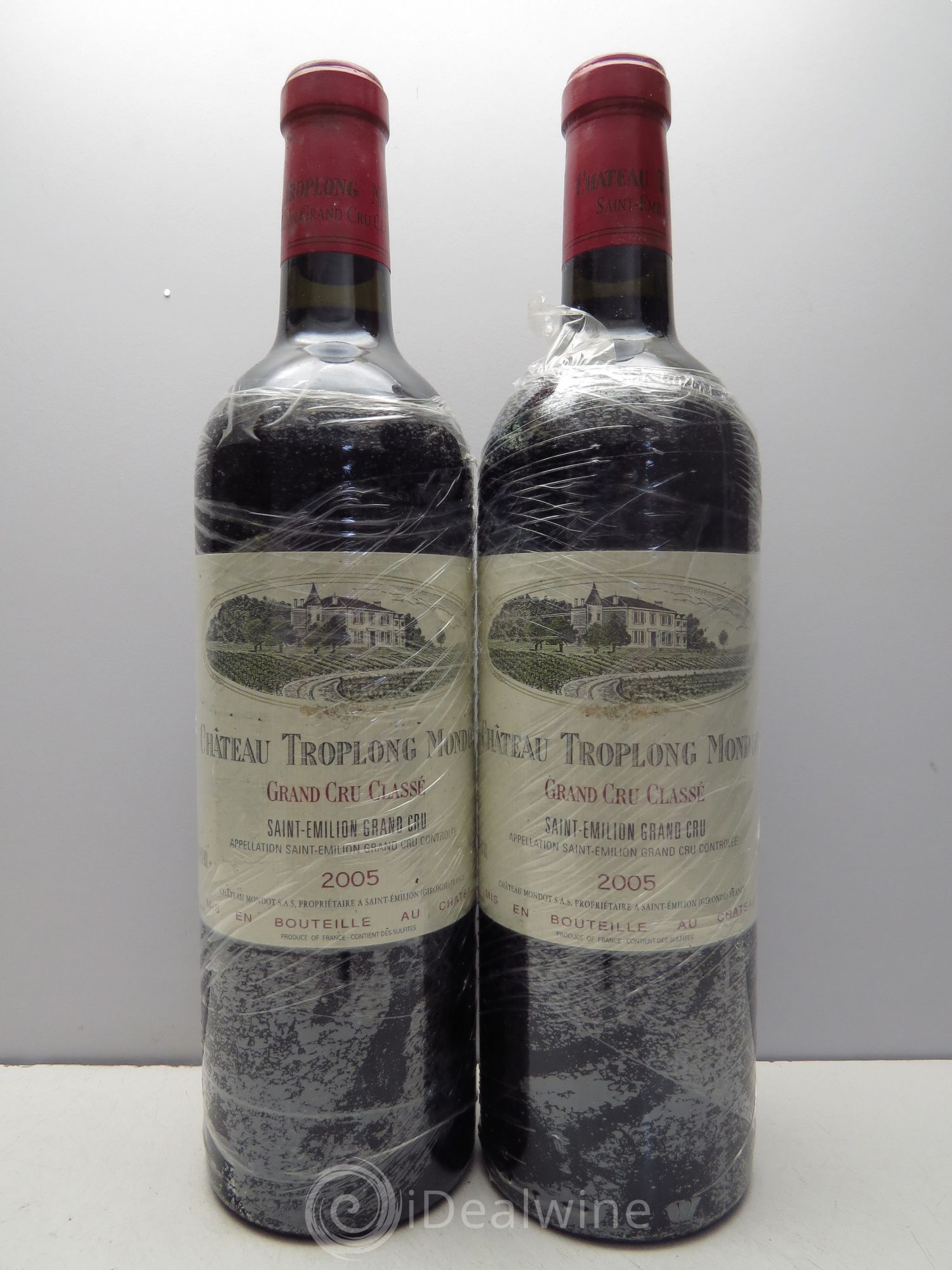 Château Troplong Mondot 1er Grand Cru Classé B 2005 - Lot de 12 bouteilles - 6