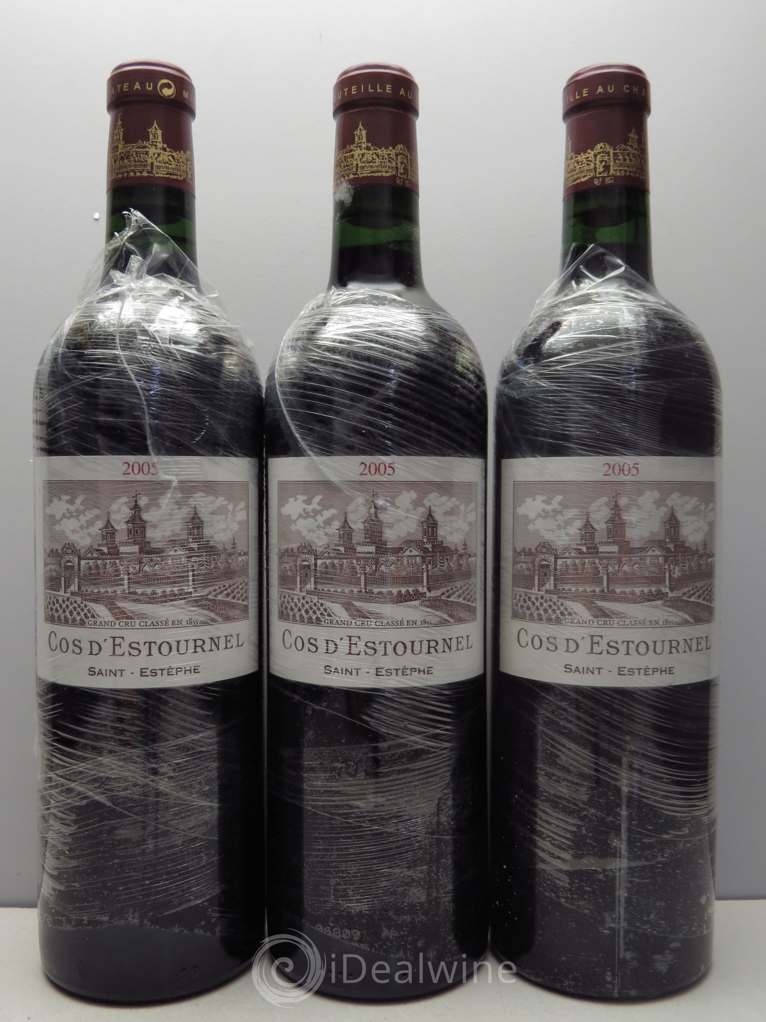 Cos d'Estournel 2ème Grand Cru Classé 2005 - Lot de 3 bouteilles - 0