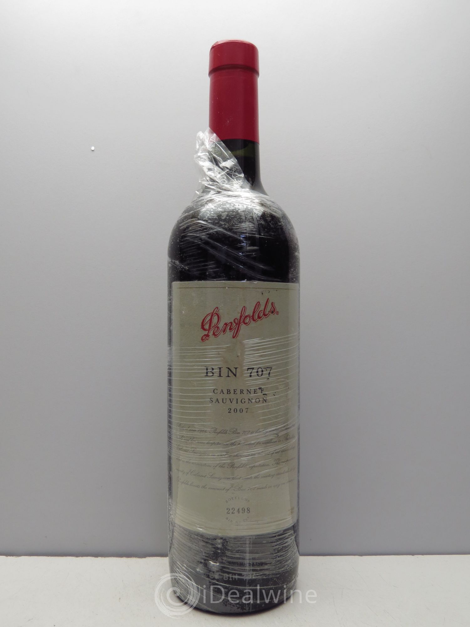 South Australia Penfolds Wines Bin 707 Cabernet Sauvignon 2007 - Lot de 1 bouteille - 0
