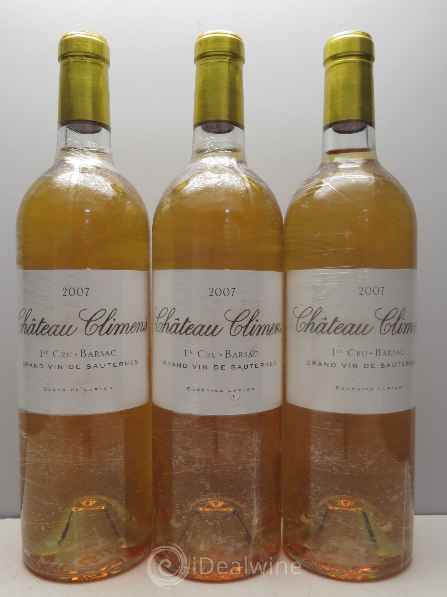 Château Climens 1er Grand Cru Classé 2007 - Lotto di 3 bottiglie - 0