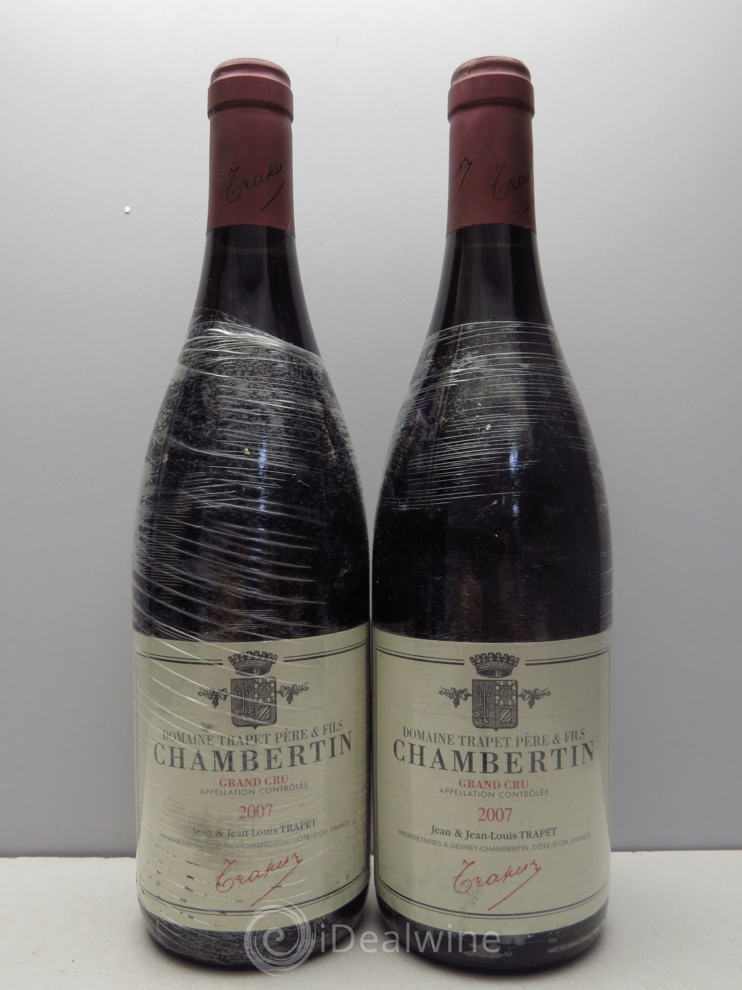 Chambertin Grand Cru Domaine Trapet 2007 - Lot de 2 bouteilles - 0