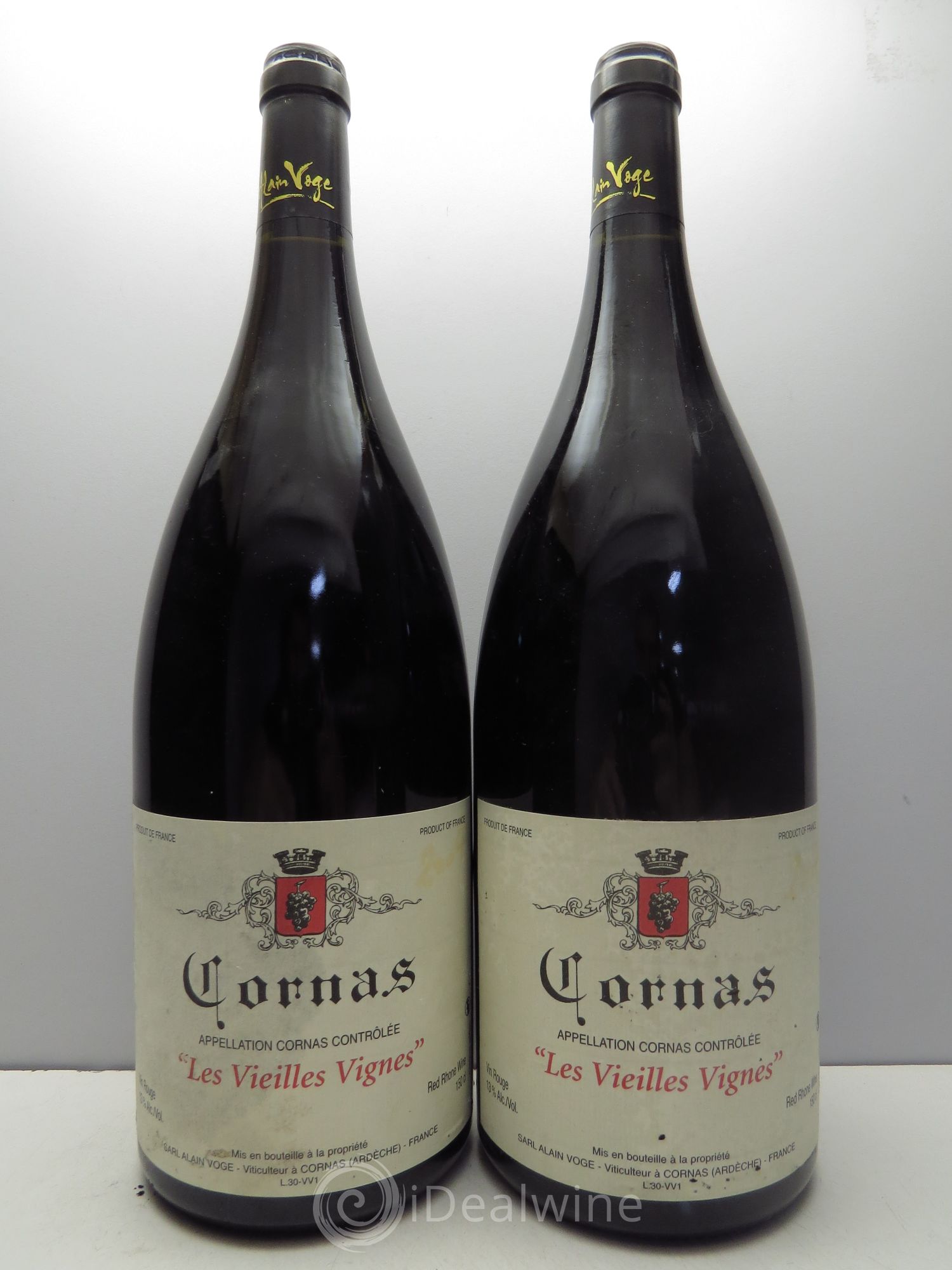 Cornas Les Vieilles Vignes Alain Voge (Domaine) 2007 - Lot de 2 magnums - 0