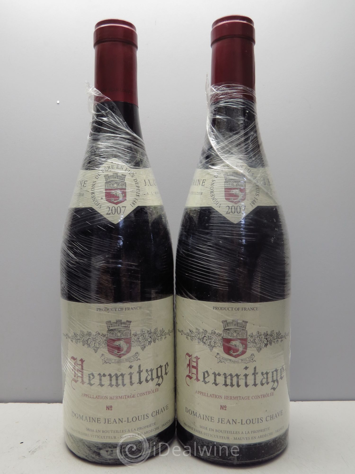 Hermitage Jean-Louis Chave 2007 - Lot de 2 bouteilles - 0