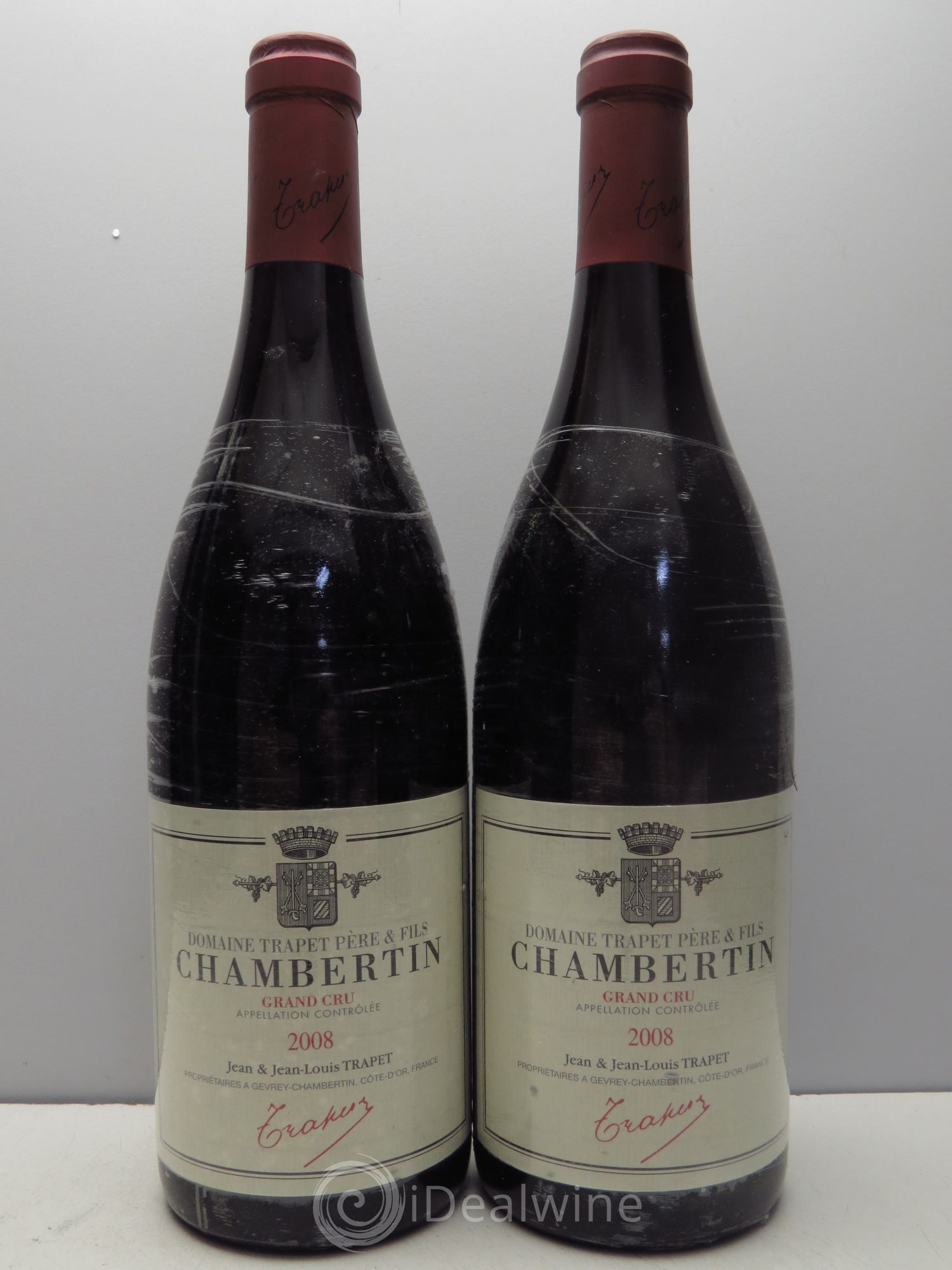Chambertin Grand Cru Domaine Trapet 2008 - Lot de 2 bouteilles - 0