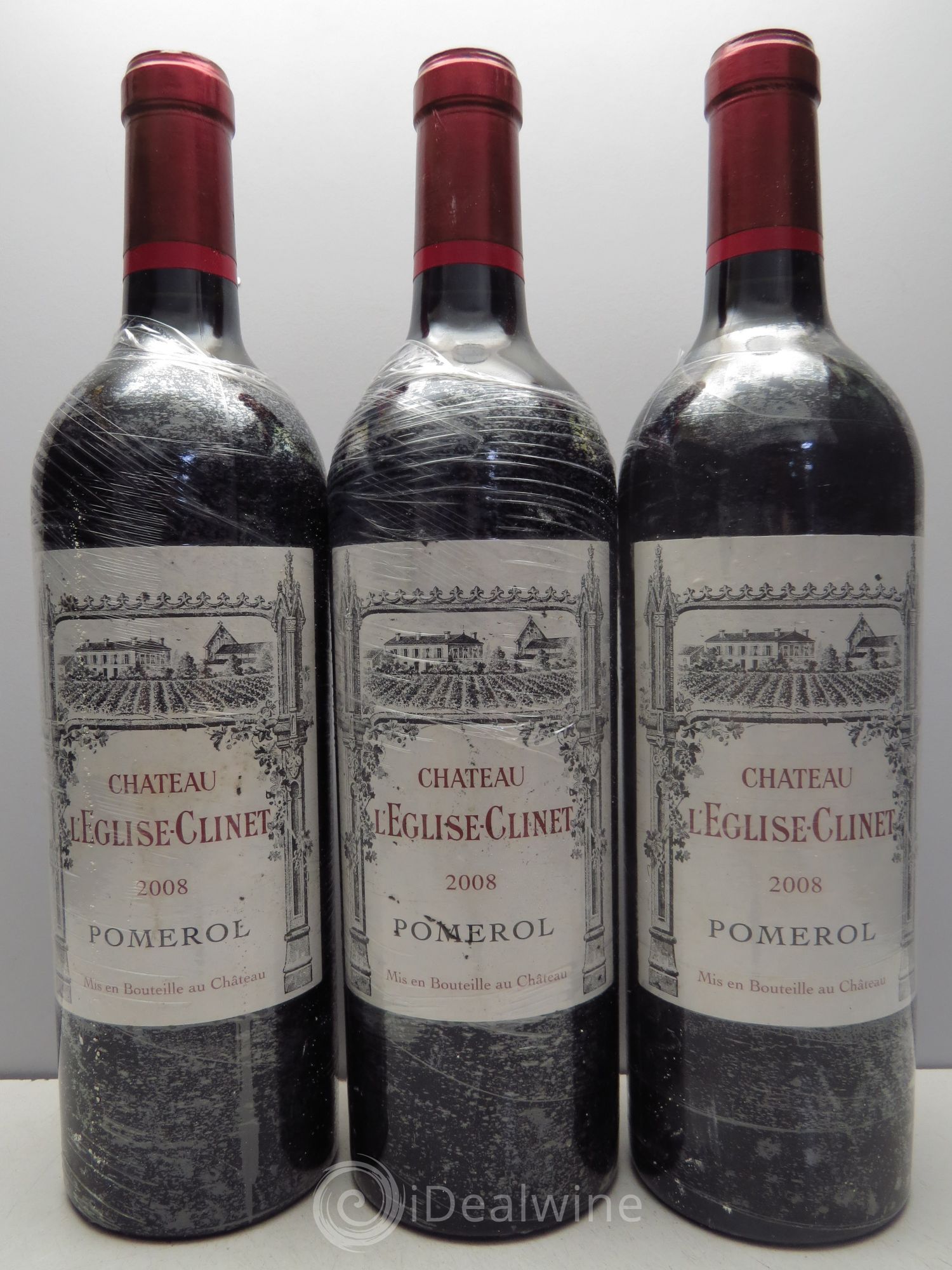 Château l' Église Clinet 2008 - Lot de 3 bouteilles - 0