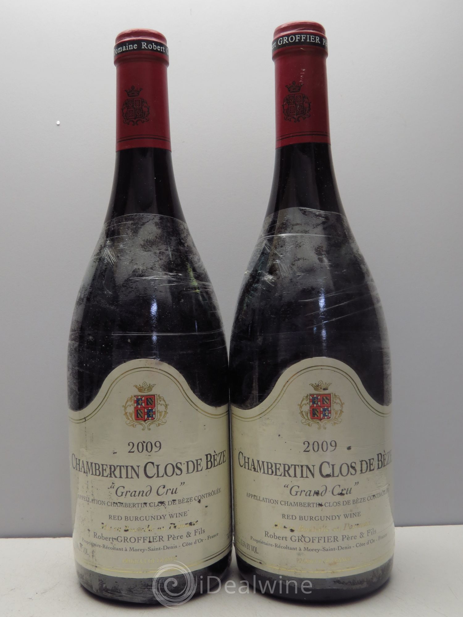 Chambertin Clos de Bèze Grand Cru Robert Groffier Père & Fils (Domaine) 2009 - Lot de 2 bouteilles - 0