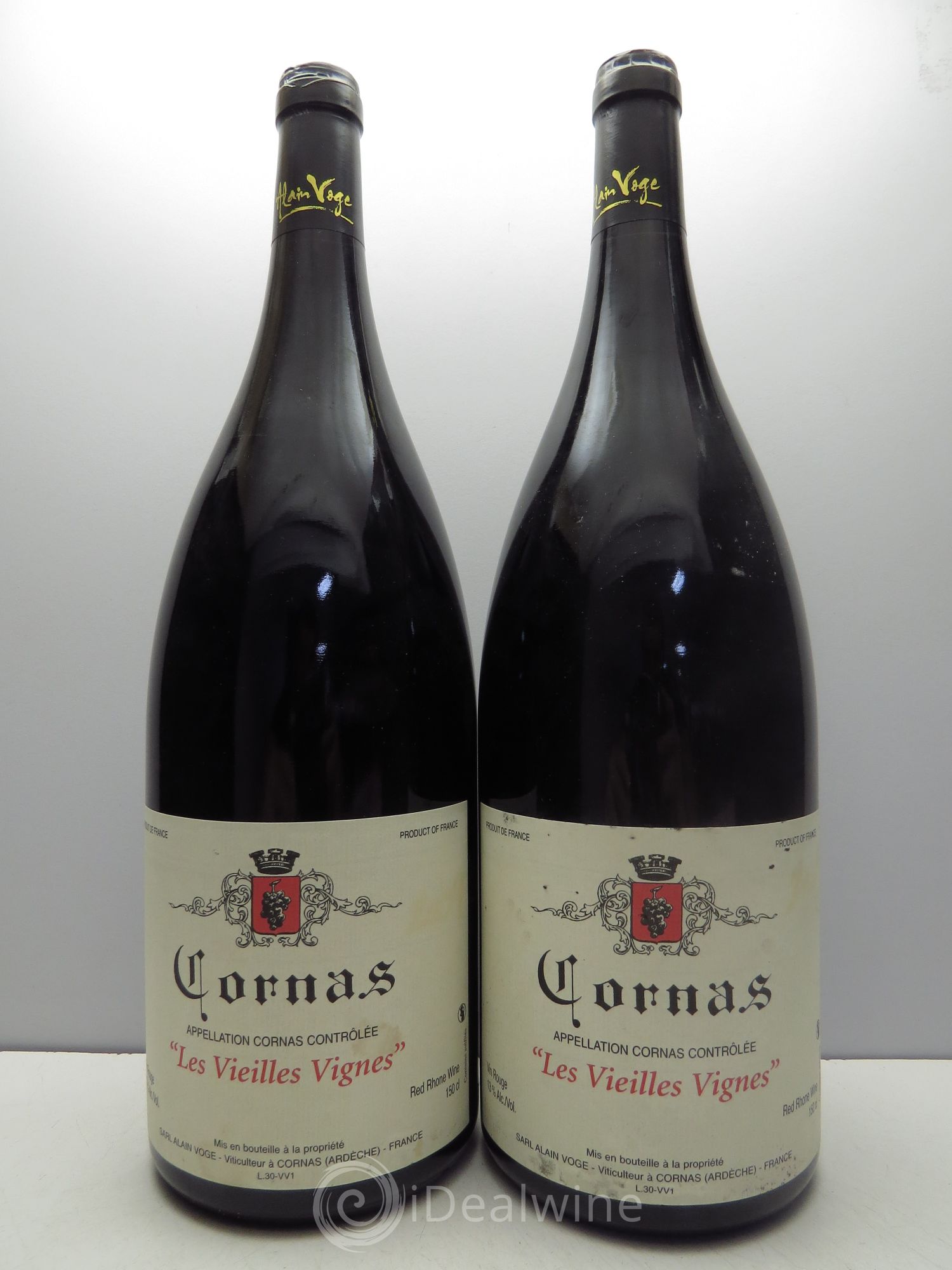 Cornas Les Vieilles Vignes Alain Voge (Domaine) 2009 - Lot de 2 magnums - 0