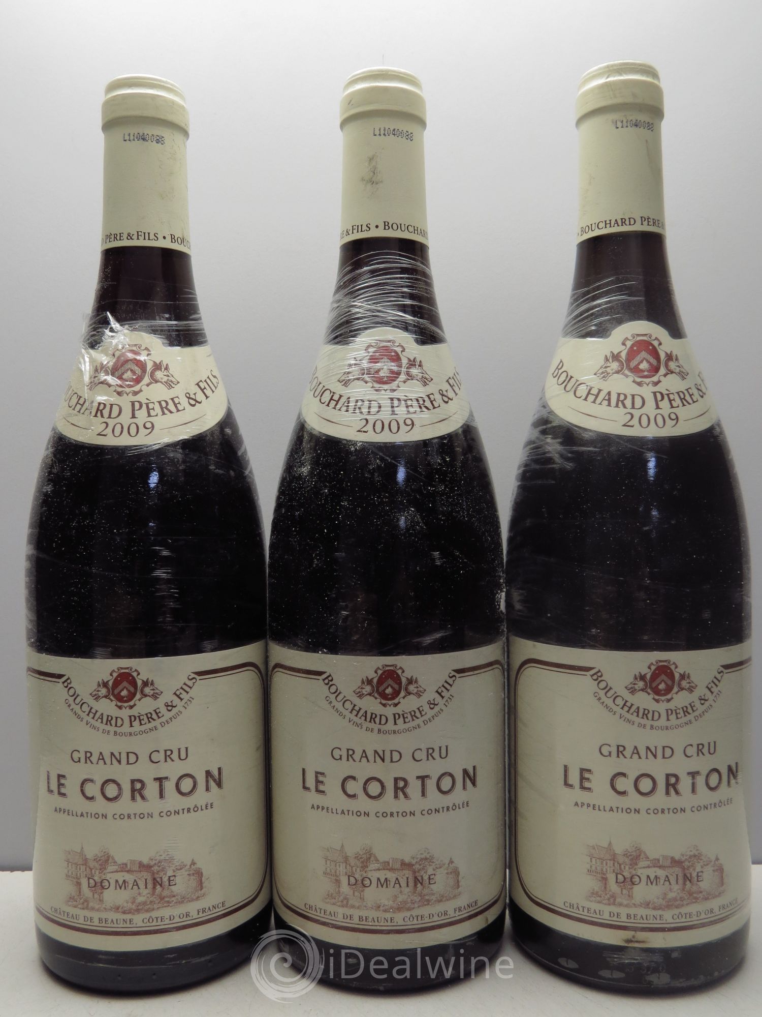 Corton Grand Cru Le Corton Bouchard Père & Fils 2009 - Lot de 3 bouteilles - 0