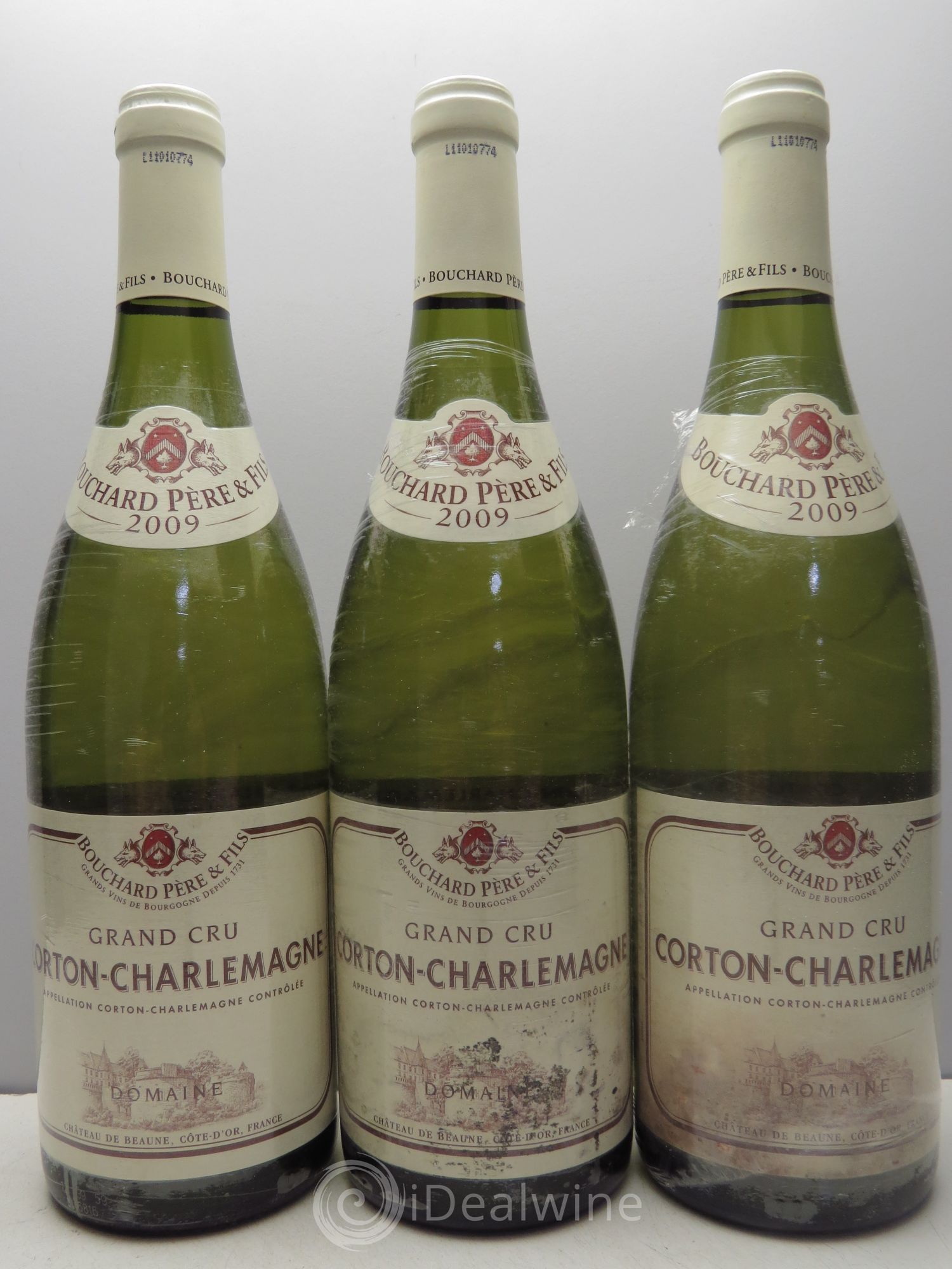 Corton-Charlemagne Grand Cru Bouchard Père & Fils 2009 - Lot de 3 bouteilles - 0