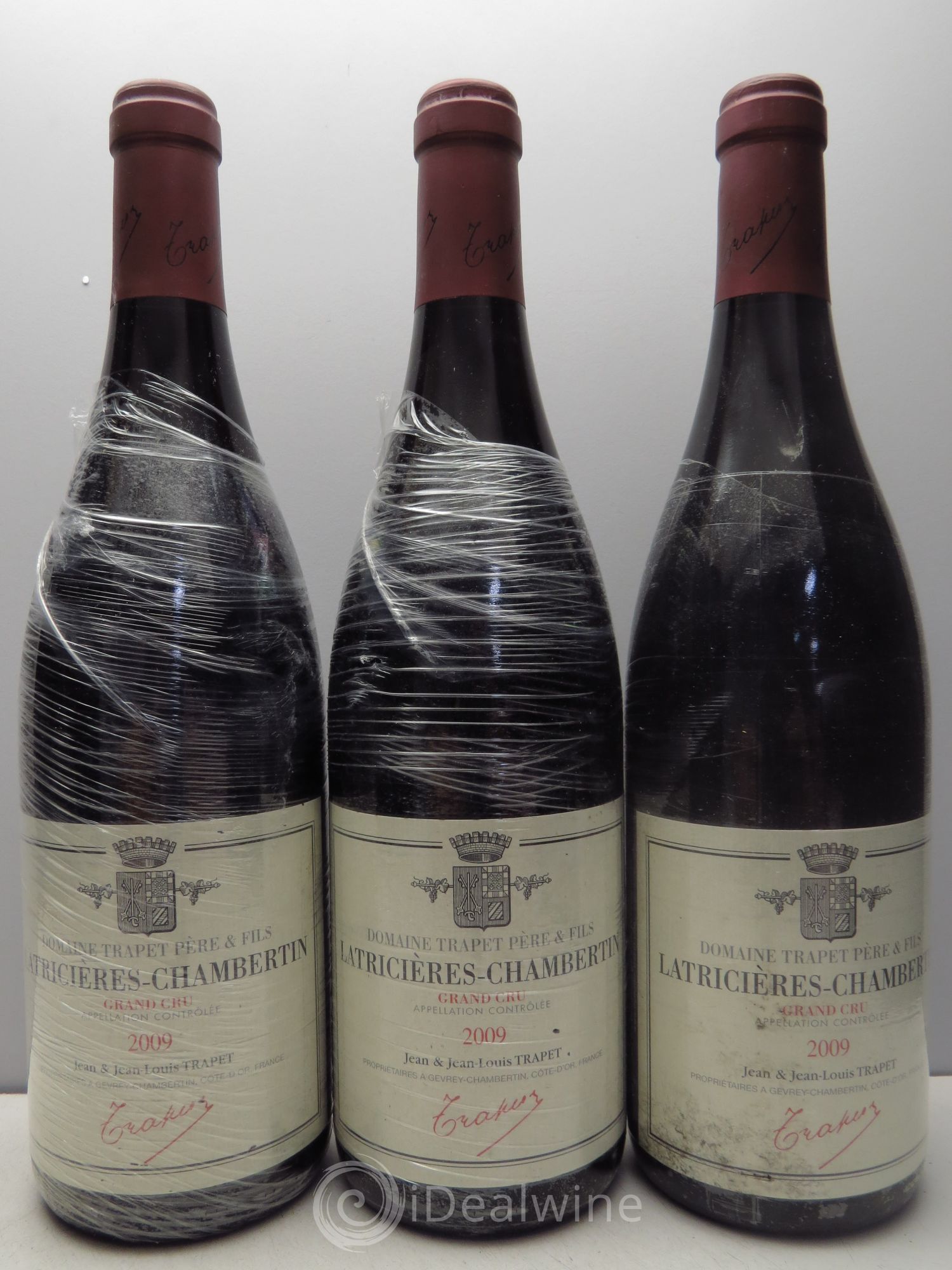 Latricières-Chambertin Grand Cru Domaine Trapet 2009 - Lot de 3 bouteilles - 0