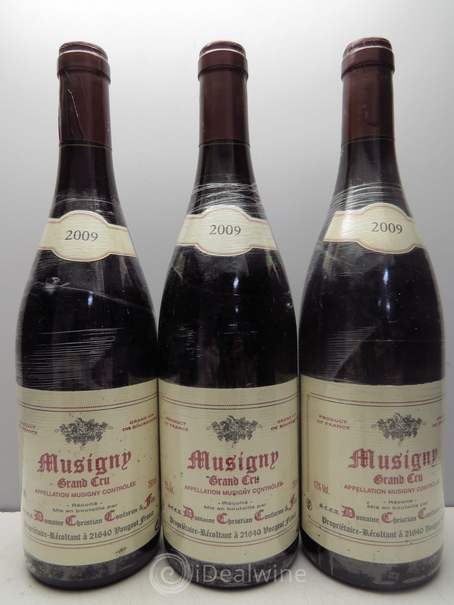 Musigny Grand Cru Christian Confuron 2009 - Lot de 3 bouteilles - 0