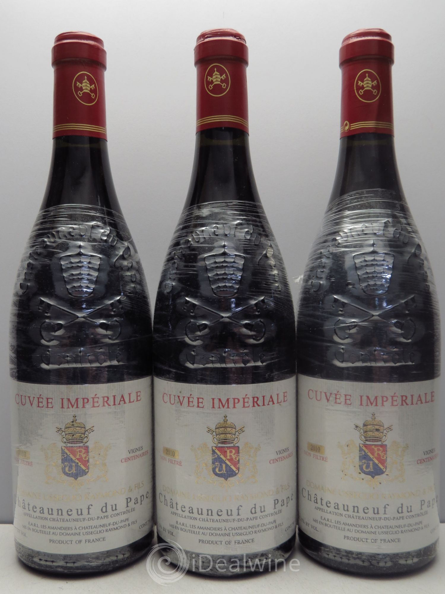 Châteauneuf-du-Pape Cuvée Impériale Raymond Usseglio & Fils (Domaine) 2010 - Lot de 3 bouteilles - 0