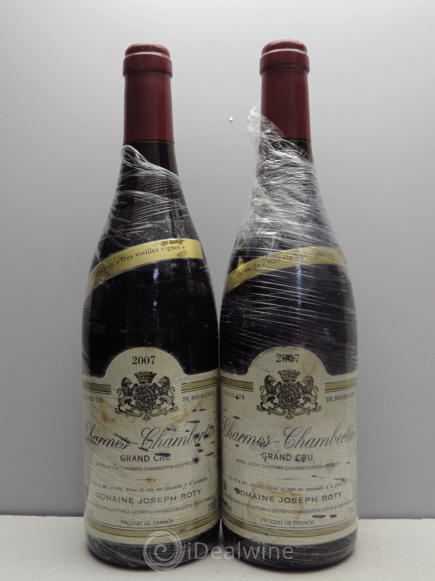 Charmes-Chambertin Grand Cru Très vieilles vignes Joseph Roty (Domaine) 2007 - Lot de 2 bouteilles - 0