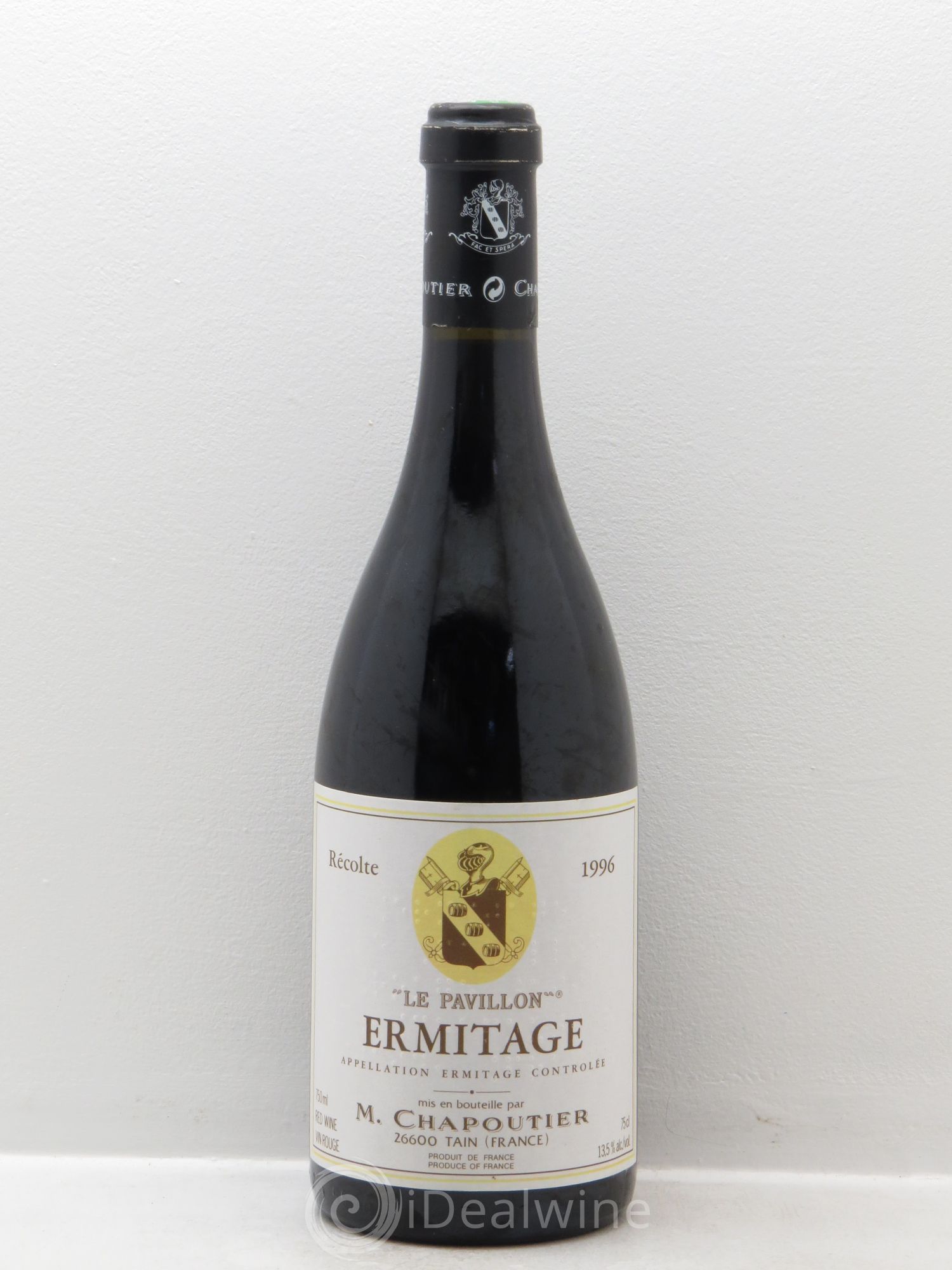 Hermitage Ermitage Le Pavillon Chapoutier 1996 - Lot de 1 bouteille - 0