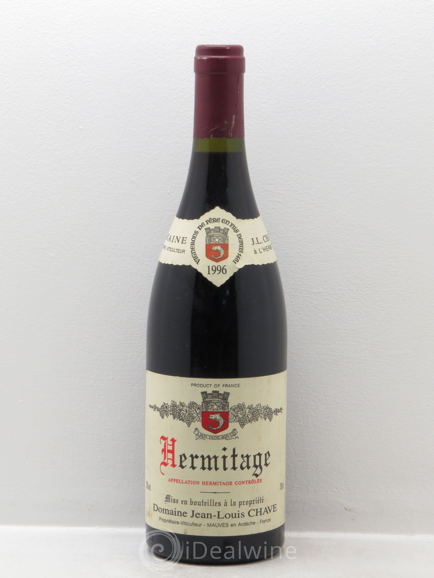 Hermitage Jean-Louis Chave 1996 - Lot de 1 bouteille - 0