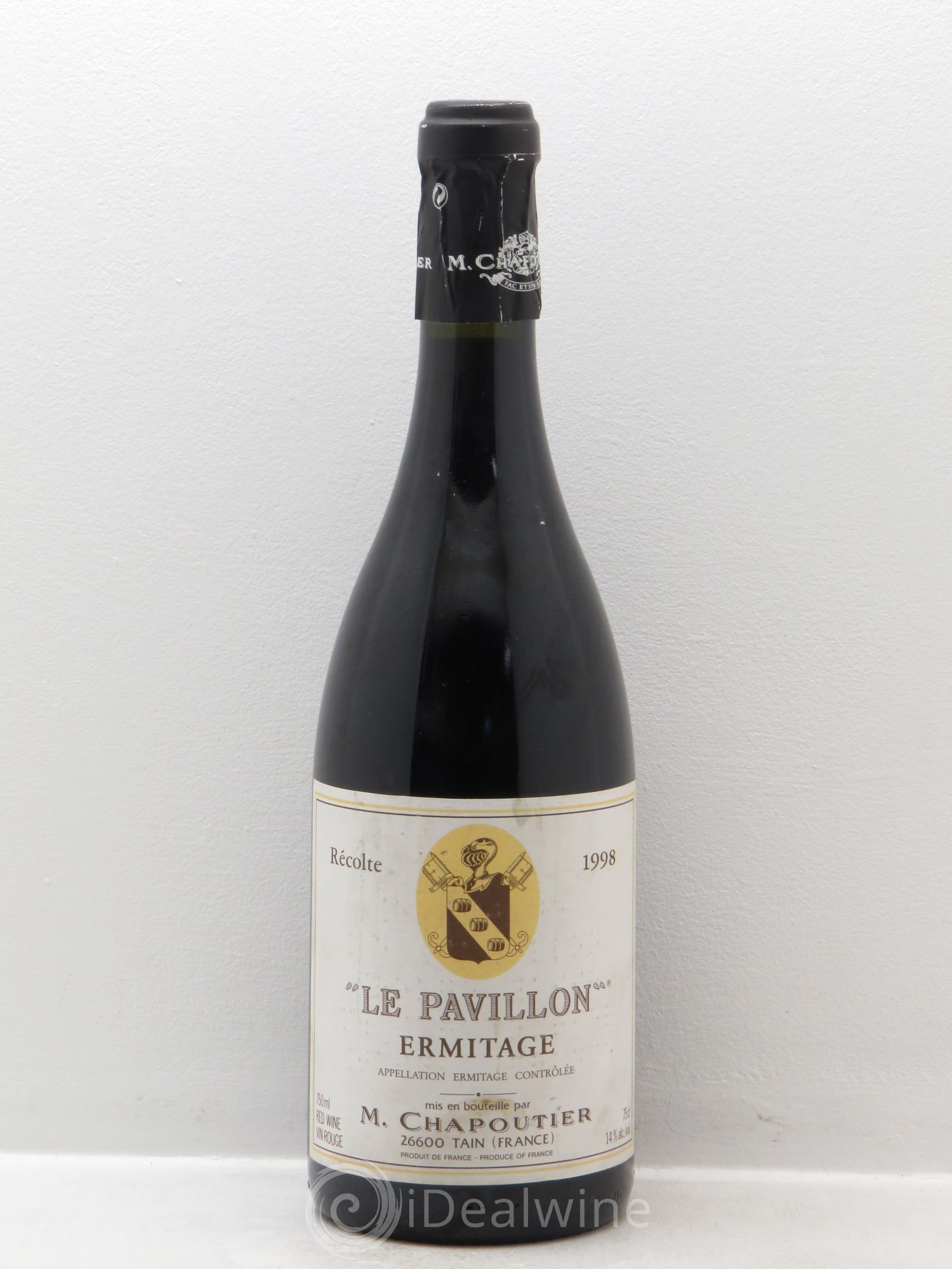 Hermitage Ermitage Le Pavillon Chapoutier 1998 - Lot de 1 bouteille - 0