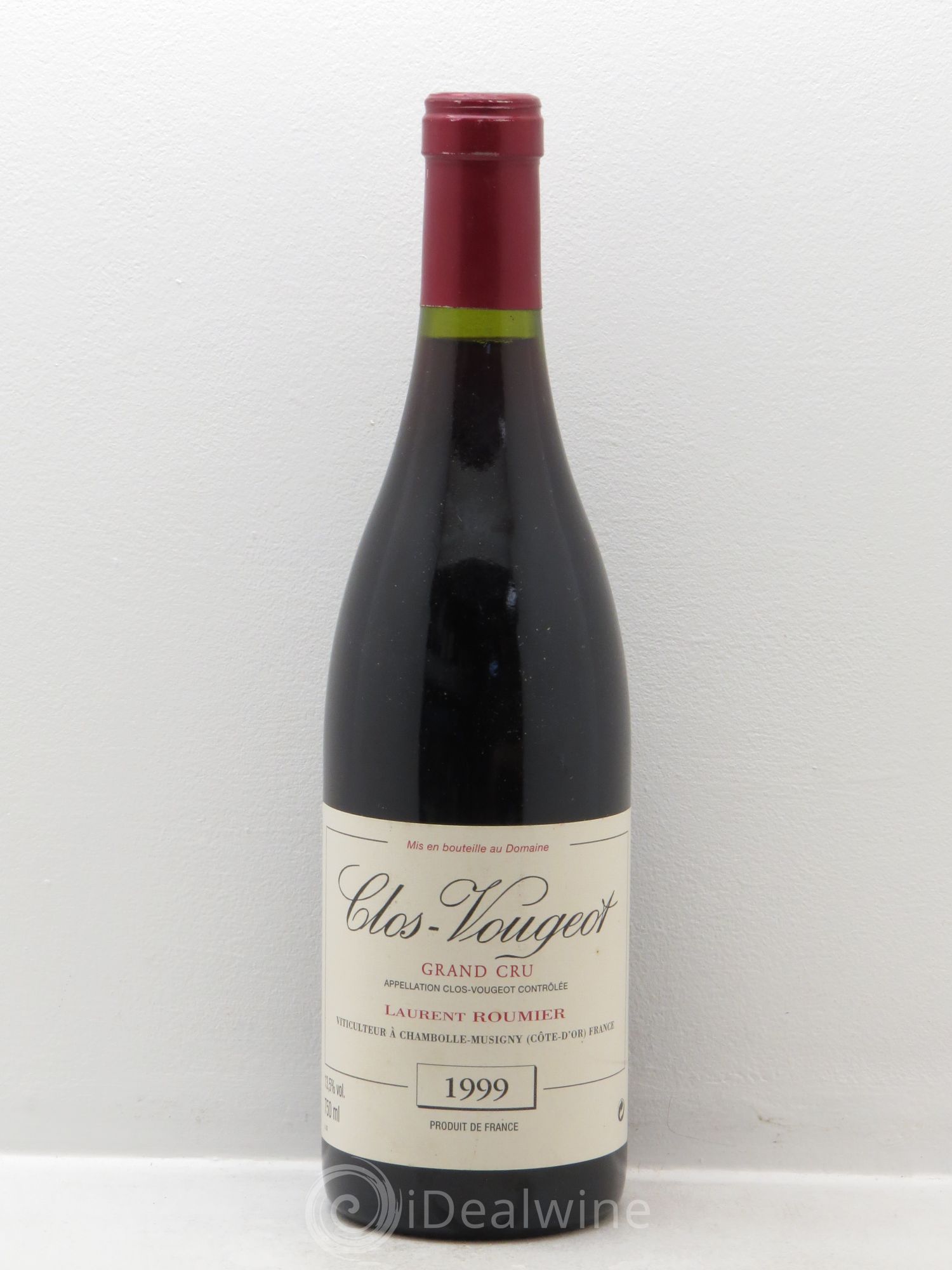 Clos de Vougeot Grand Cru Laurent Roumier 1999 - Lot de 1 bouteille - 0