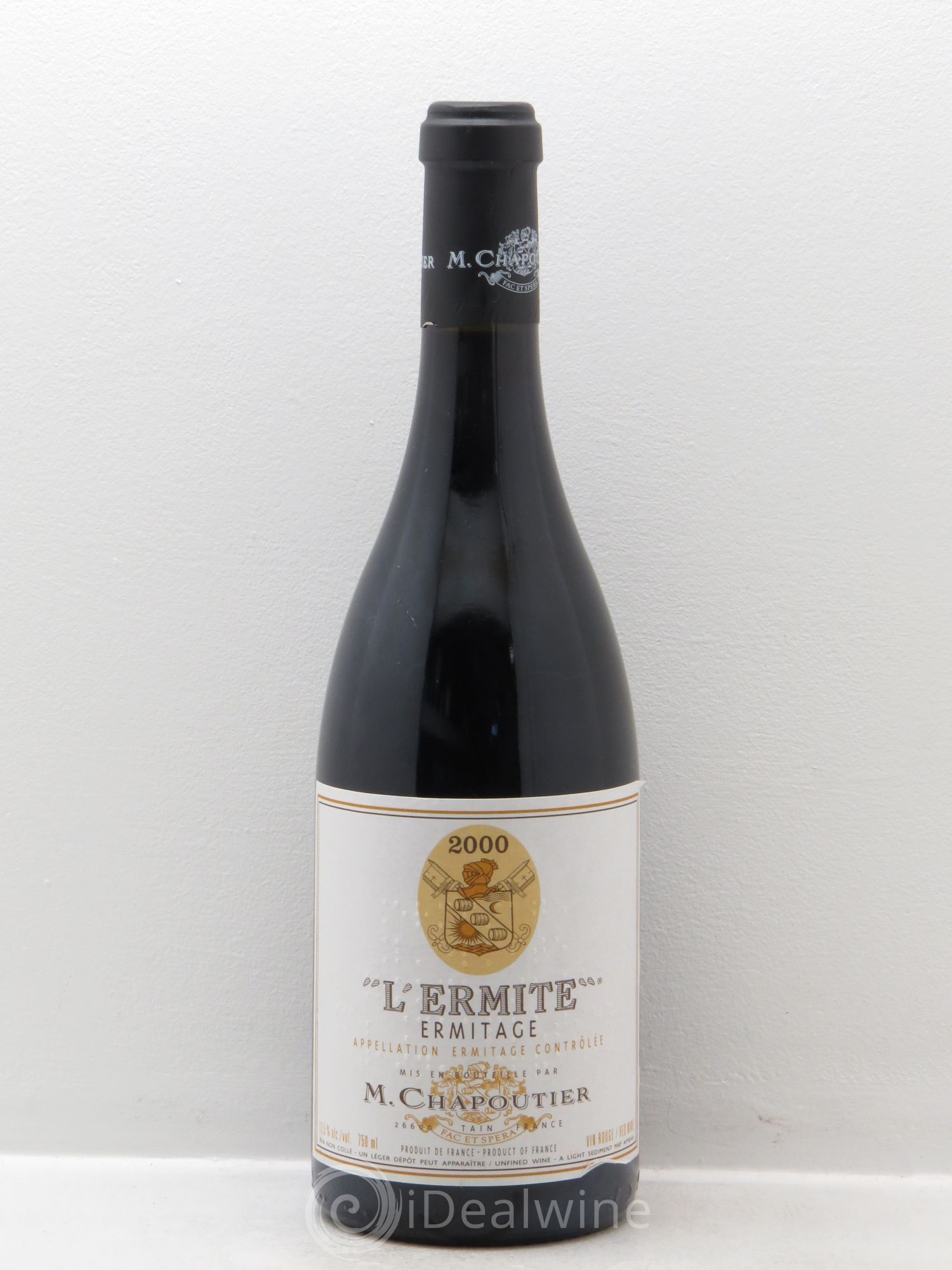 Hermitage Ermitage l'Ermite Chapoutier 2000 - Lot de 1 bouteille - 0