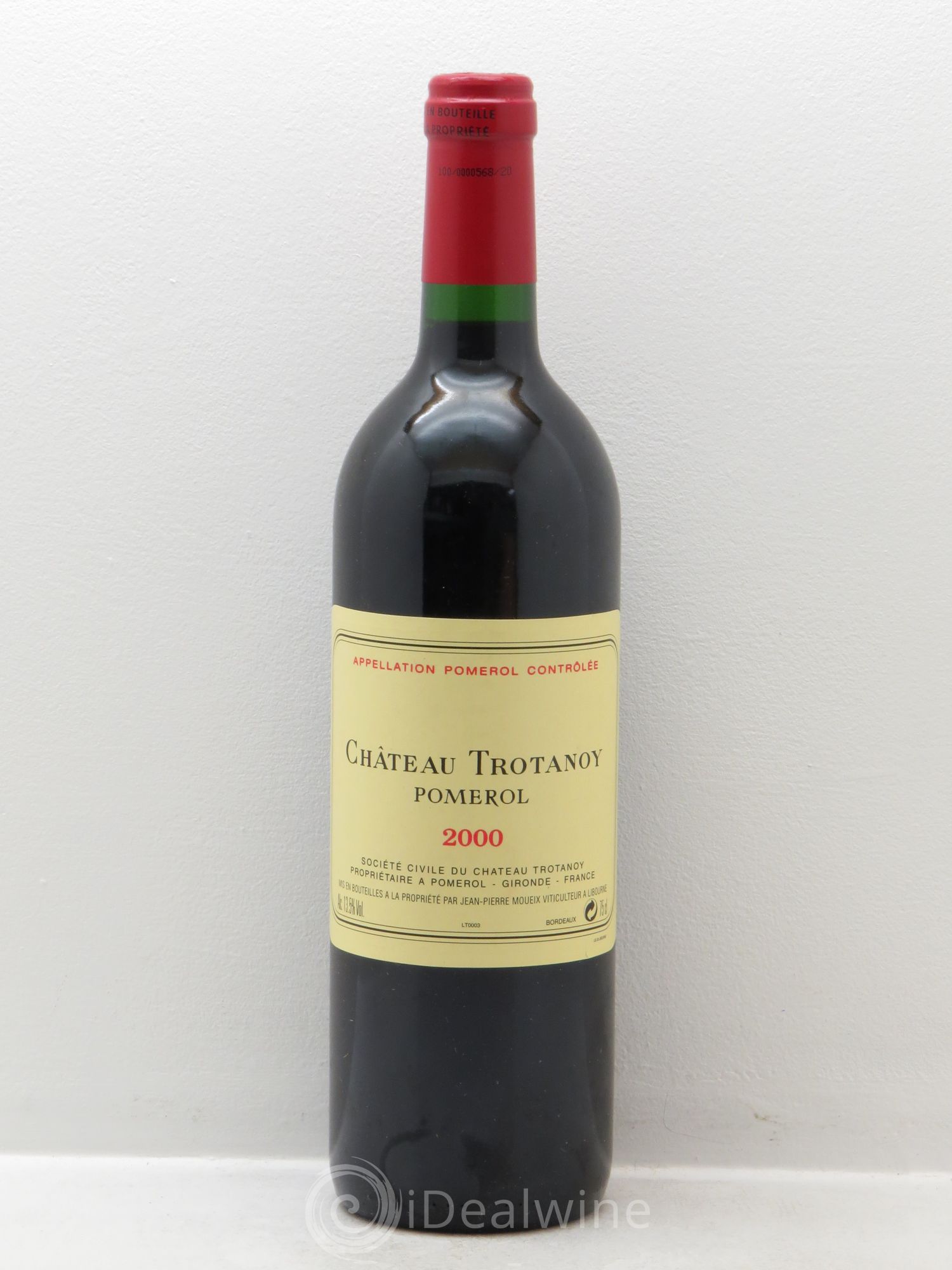 Château Trotanoy 2000 - Lot de 1 bouteille - 0