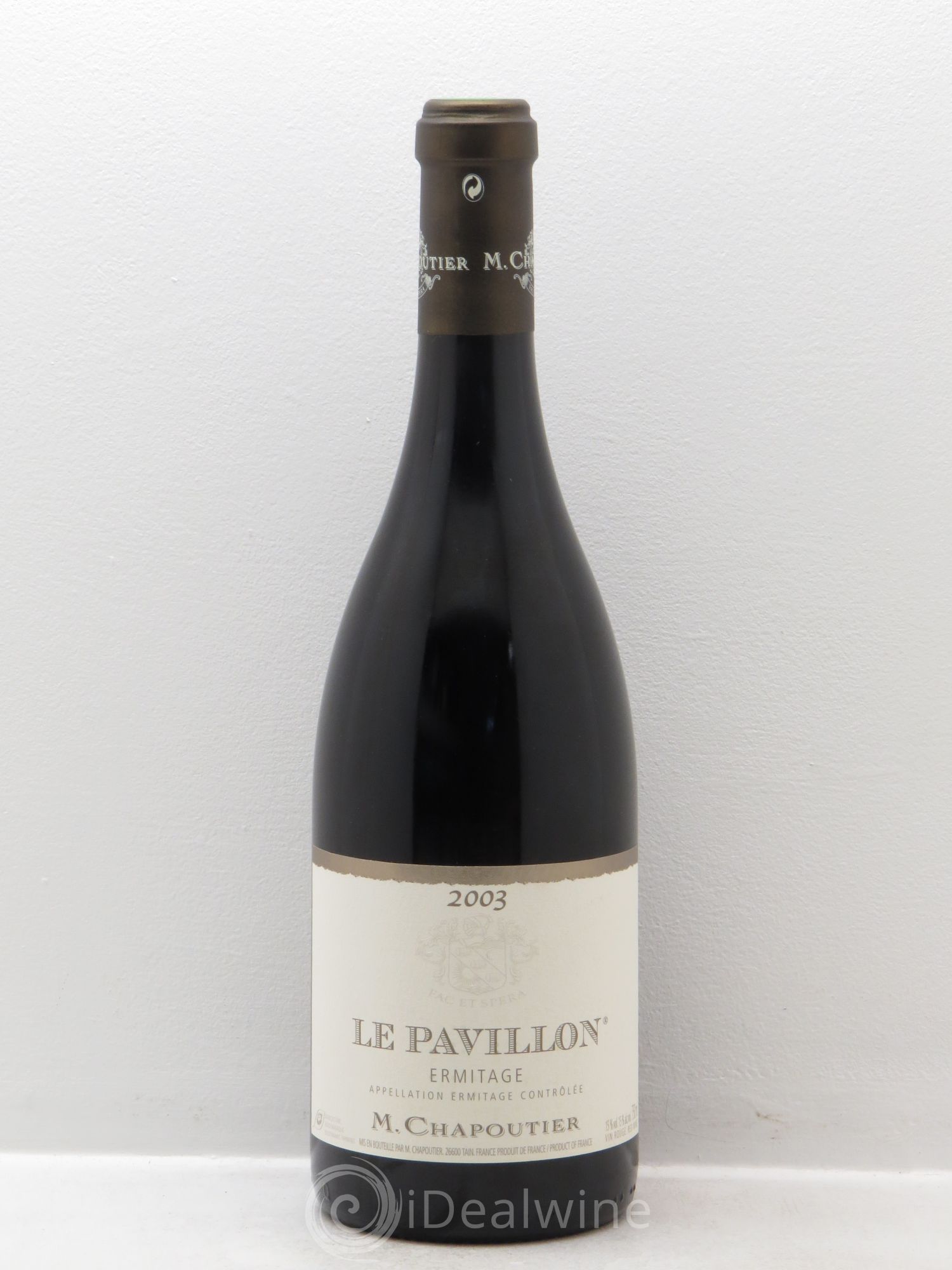 Hermitage Ermitage Le Pavillon Chapoutier 2003 - Lot de 1 bouteille - 0