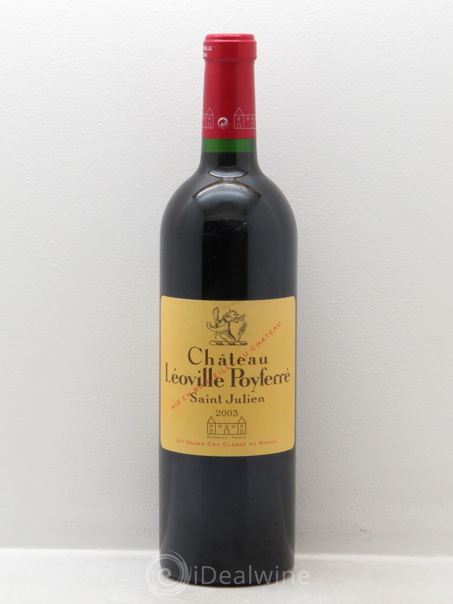 Château Léoville Poyferré 2ème Grand Cru Classé 2003 - Lot de 1 bouteille - 0