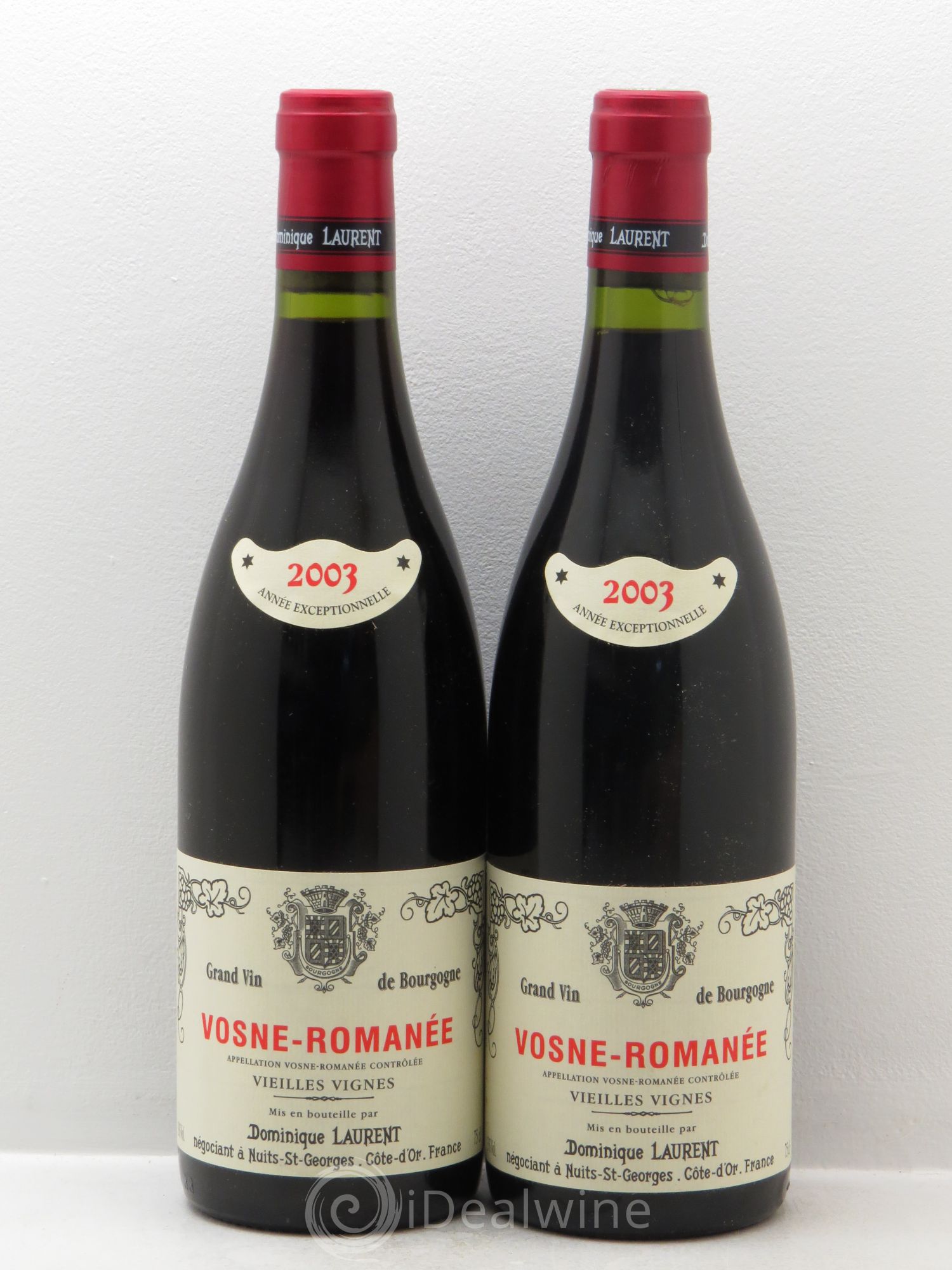 Vosne-Romanée Vieilles Vignes - Dominique Laurent 2003 - Posten von 2 Flaschen - 0