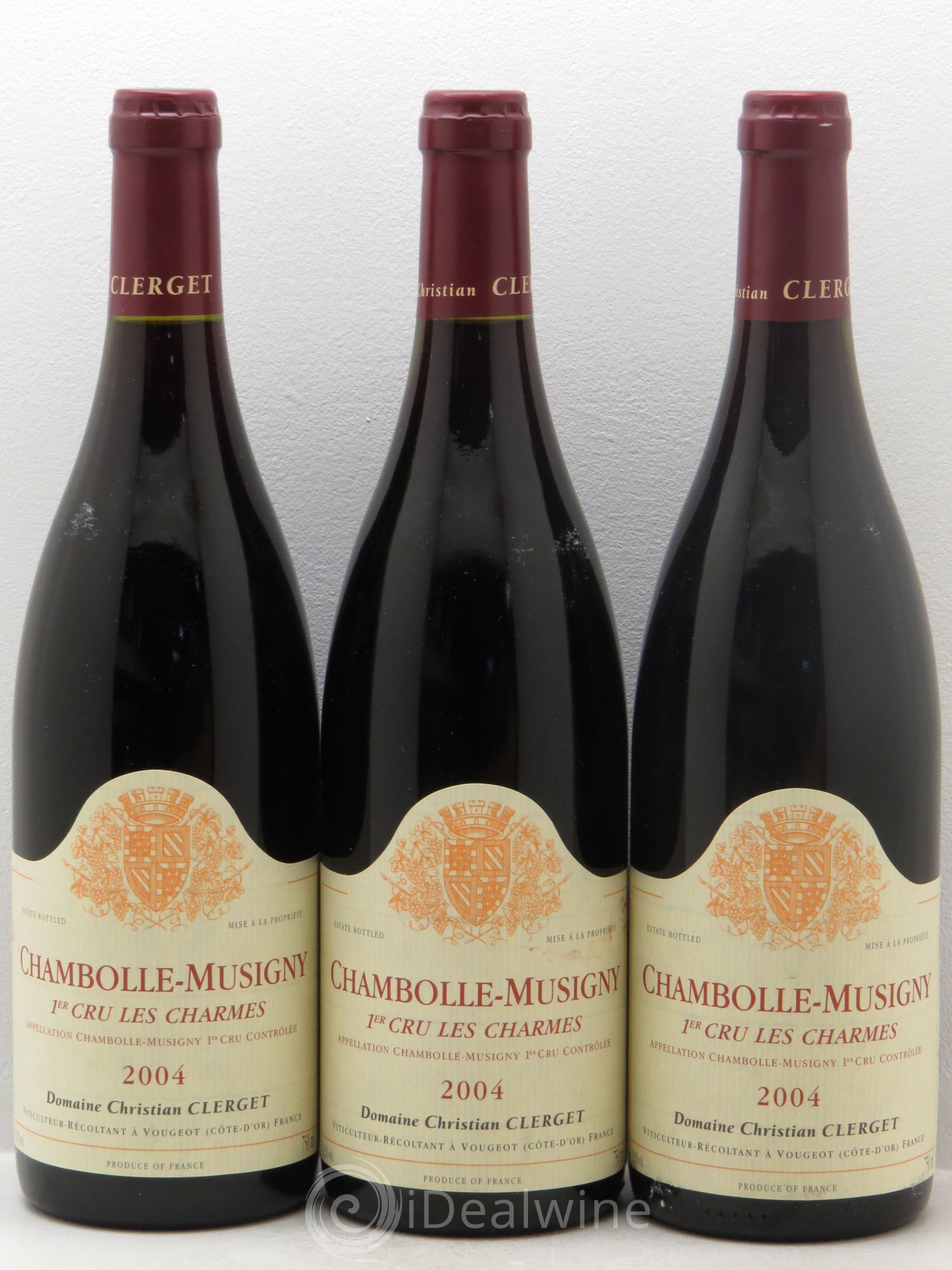 Chambolle-Musigny 1er Cru Les Charmes Christian Clerget 2006 - Lot de 3 bouteilles - 0
