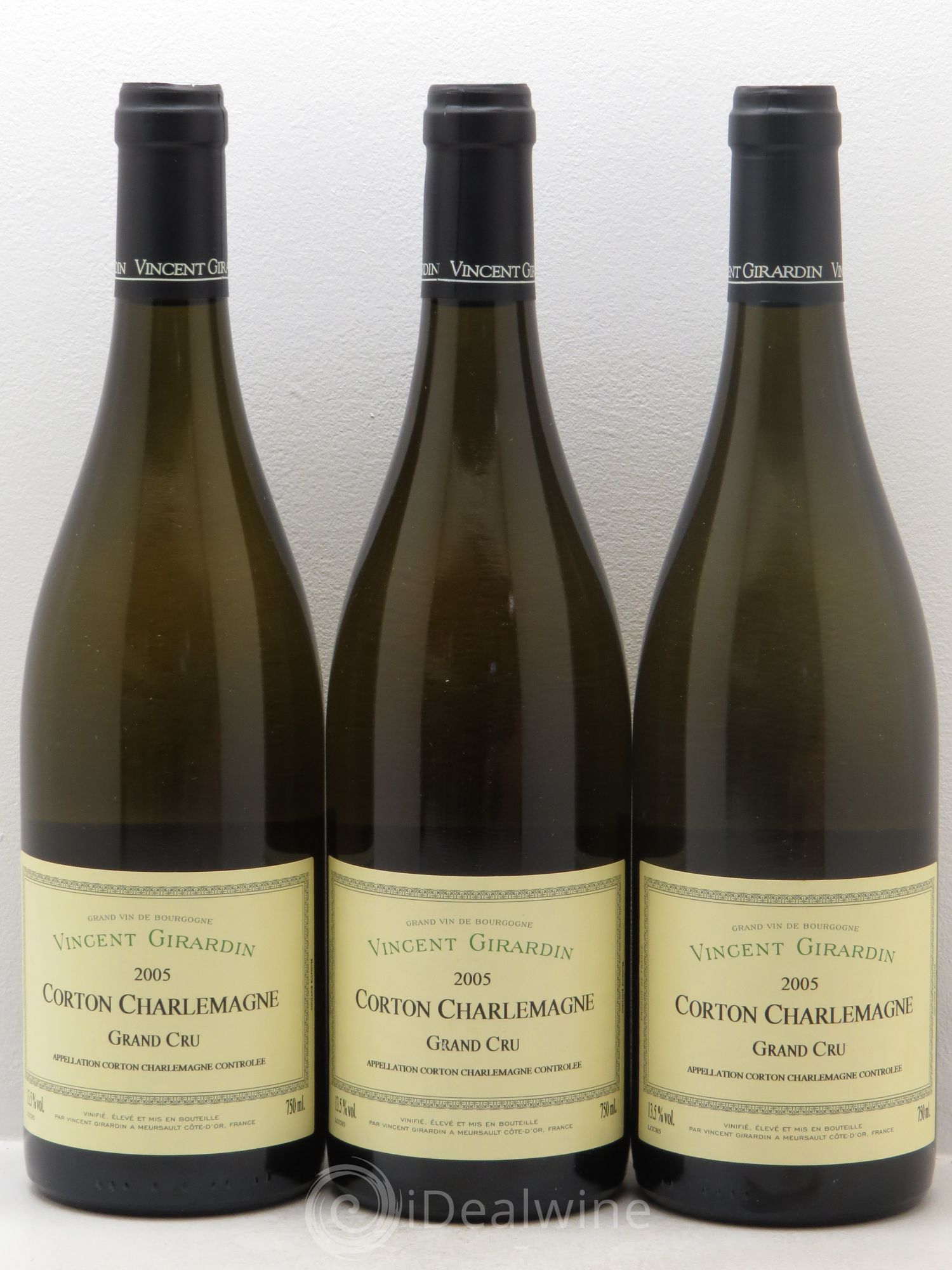 Corton-Charlemagne Grand Cru Domaine V.Girardin 2005 - Posten von 3 Flaschen - 0