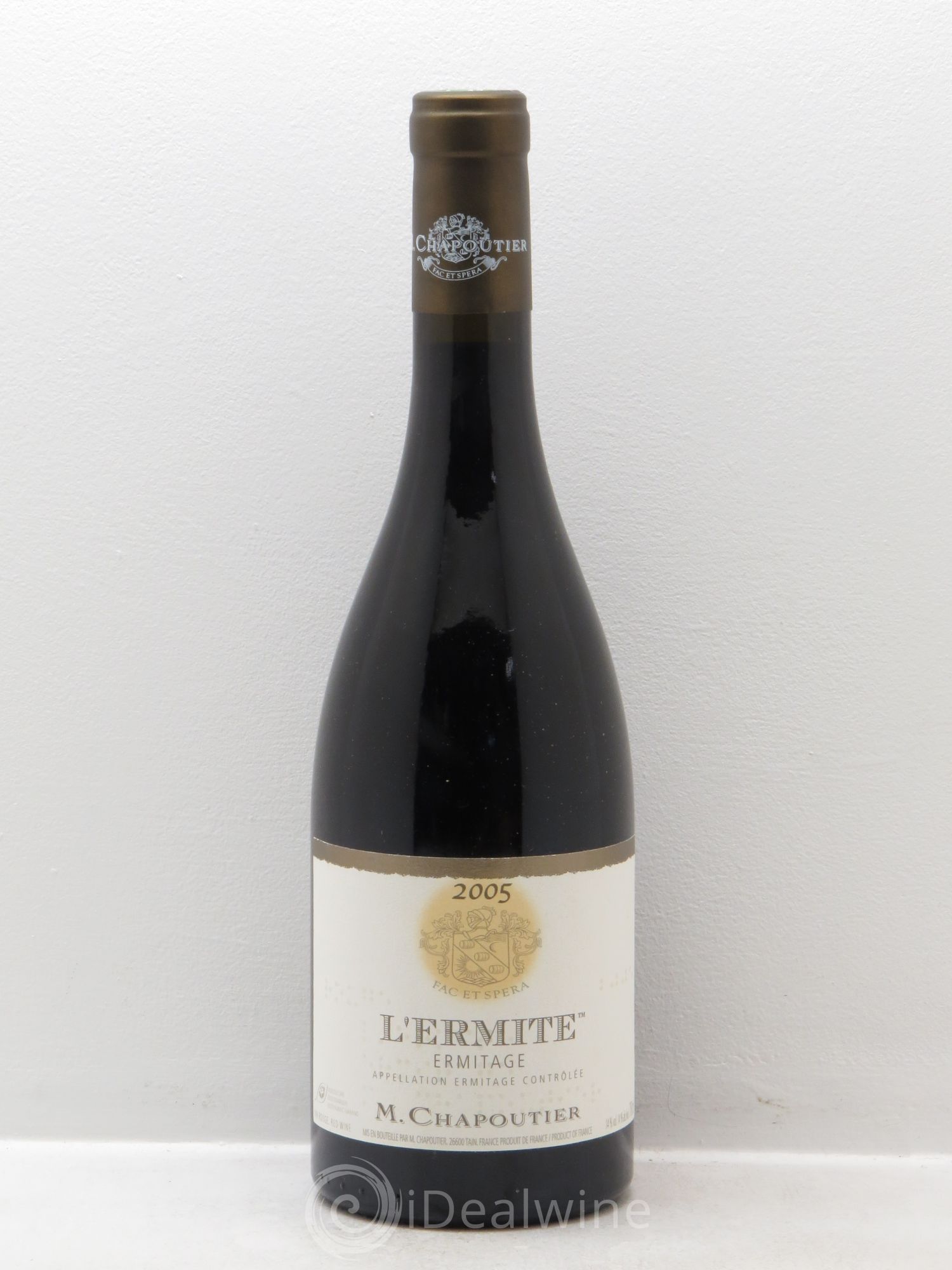 Hermitage Ermitage l'Ermite Chapoutier 2005 - Lot de 1 bouteille - 0