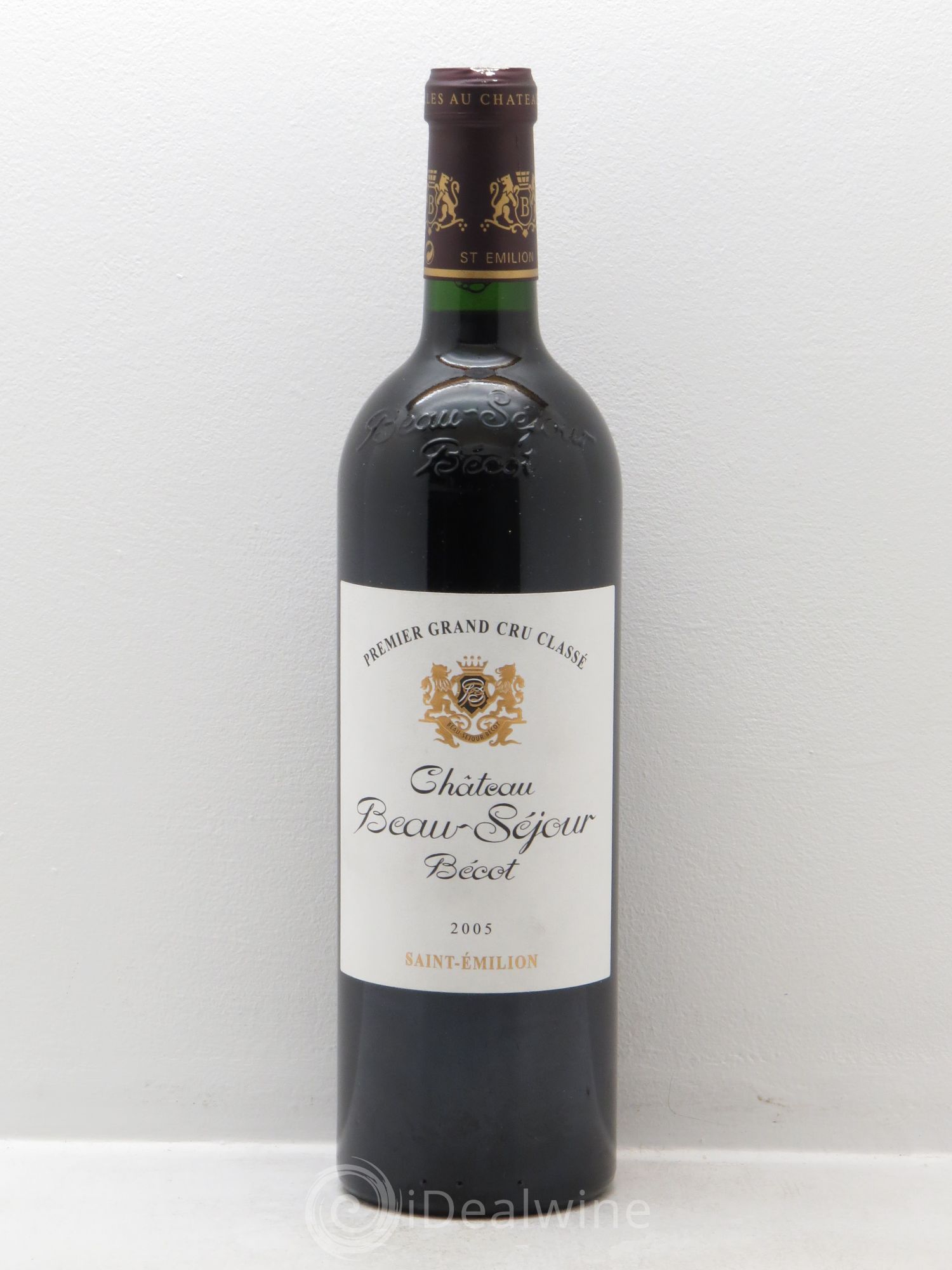Château Beau-Séjour Bécot 1er Grand Cru Classé B 2005 - Lot de 1 bouteille - 0