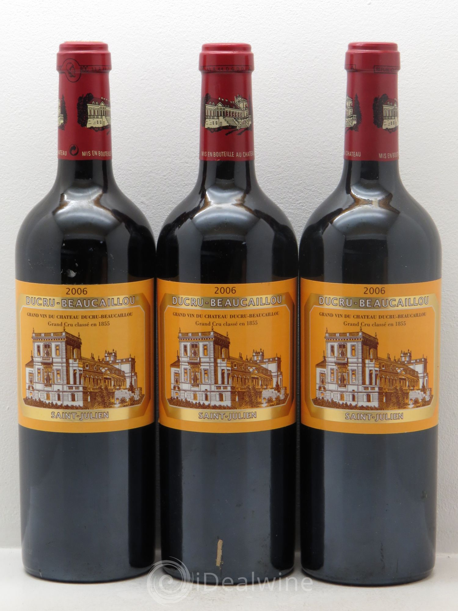 Château Ducru Beaucaillou 2ème Grand Cru Classé 2006 - Lot de 3 bouteilles - 0