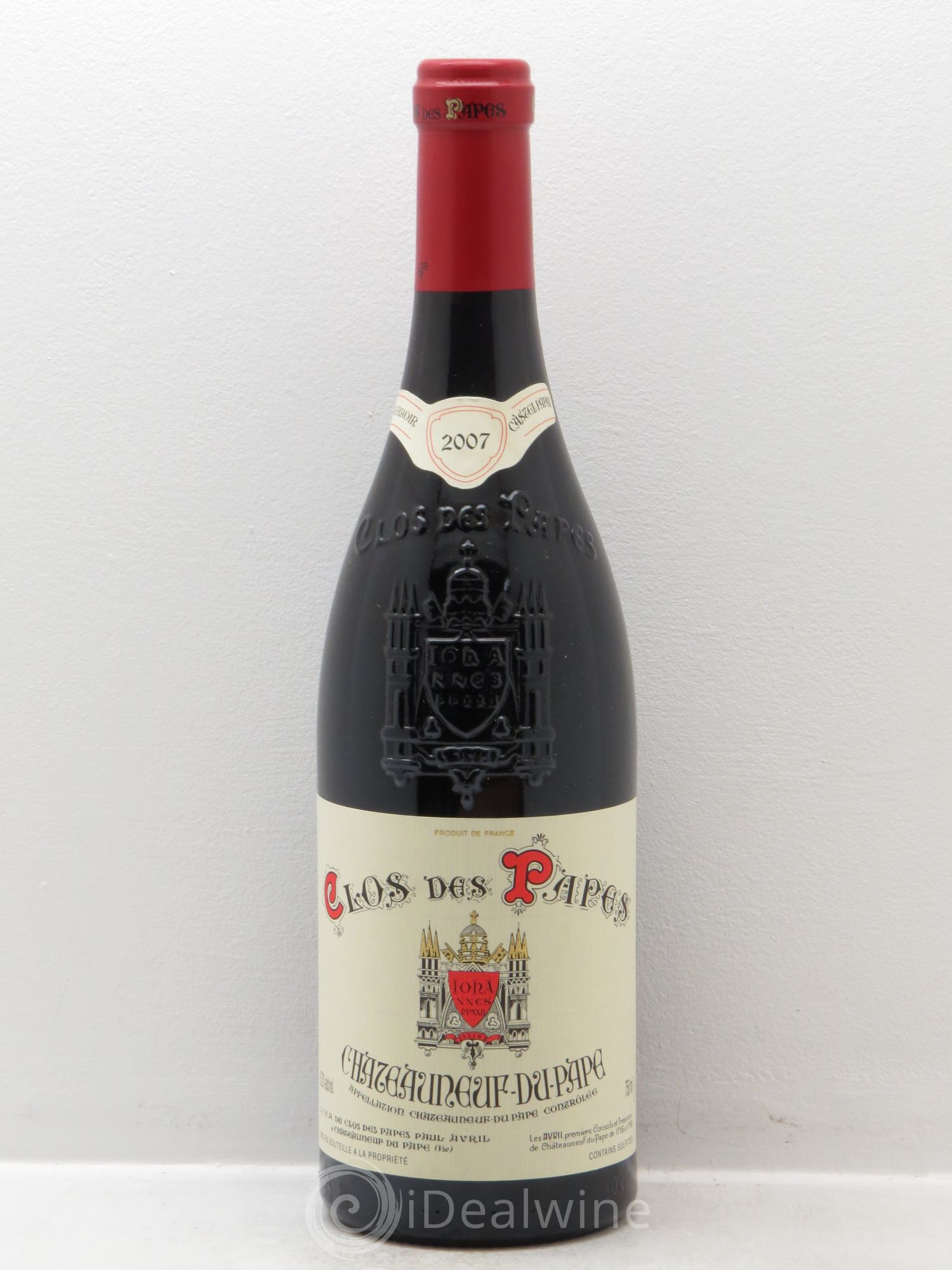 Châteauneuf-du-Pape Clos des Papes - Paul Avril 2007 - Lot de 1 bouteille - 0