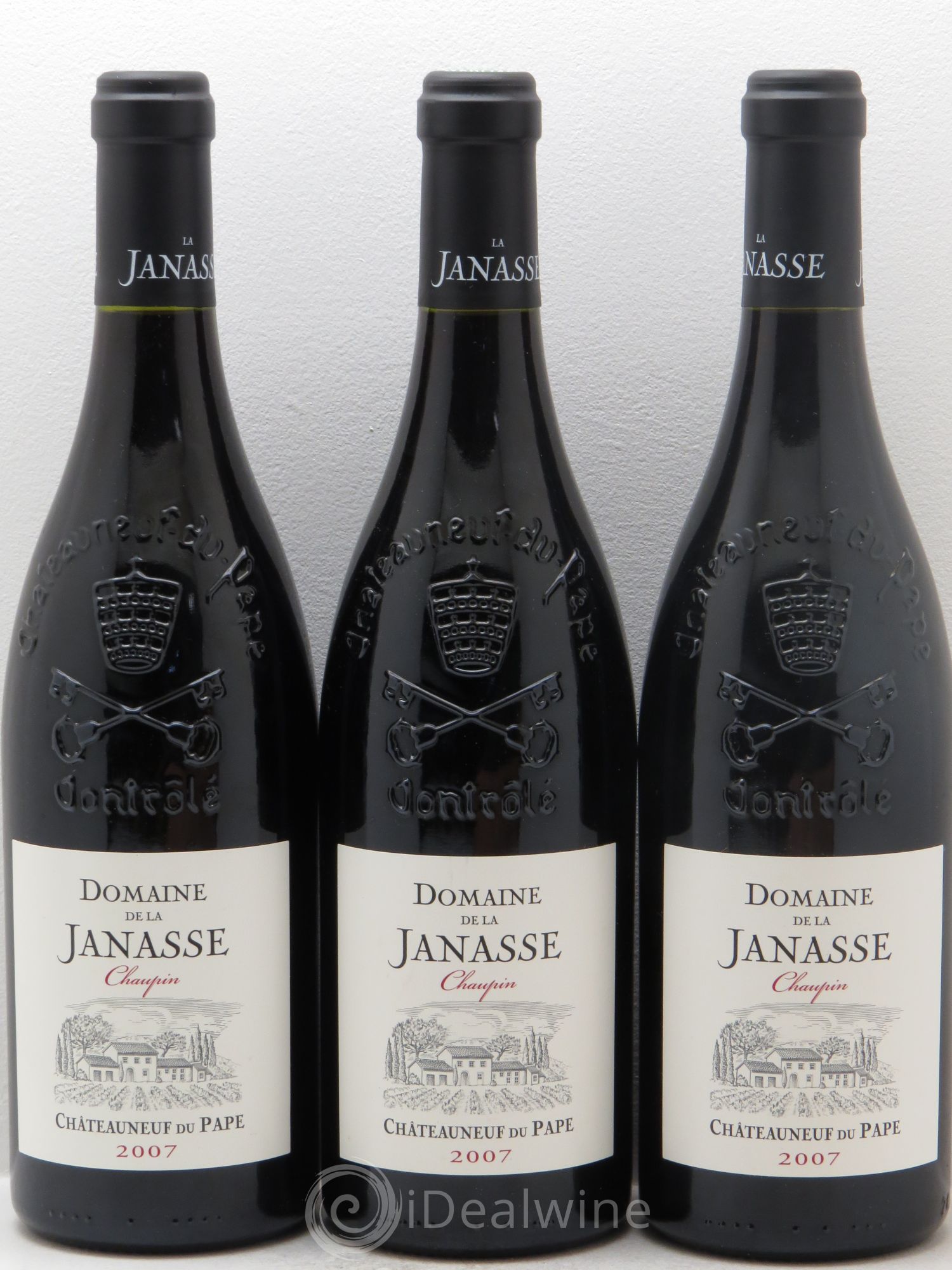 Châteauneuf-du-Pape Cuvée Chaupin La Janasse (Domaine de) 2007 - Lot de 3 bouteilles - 0