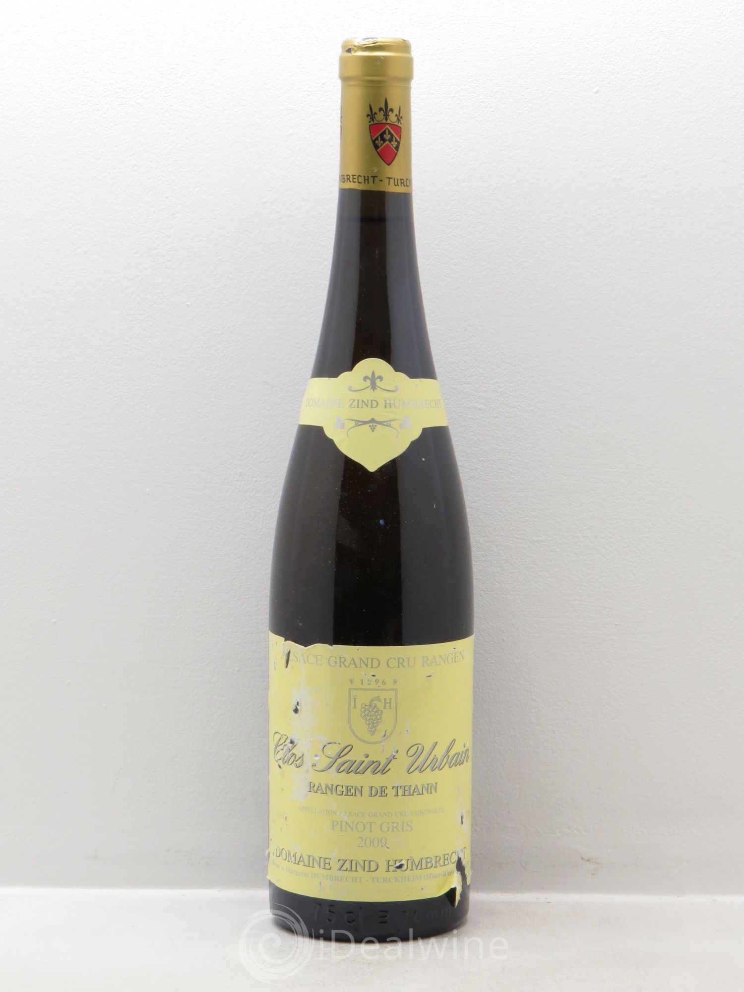 Alsace Pinot Gris Grand Cru Rangen de Thann Clos Saint-Urbain Zind-Humbrecht (Domaine) Clos St Urbain 2009 - Lot de 1 bouteille - 0