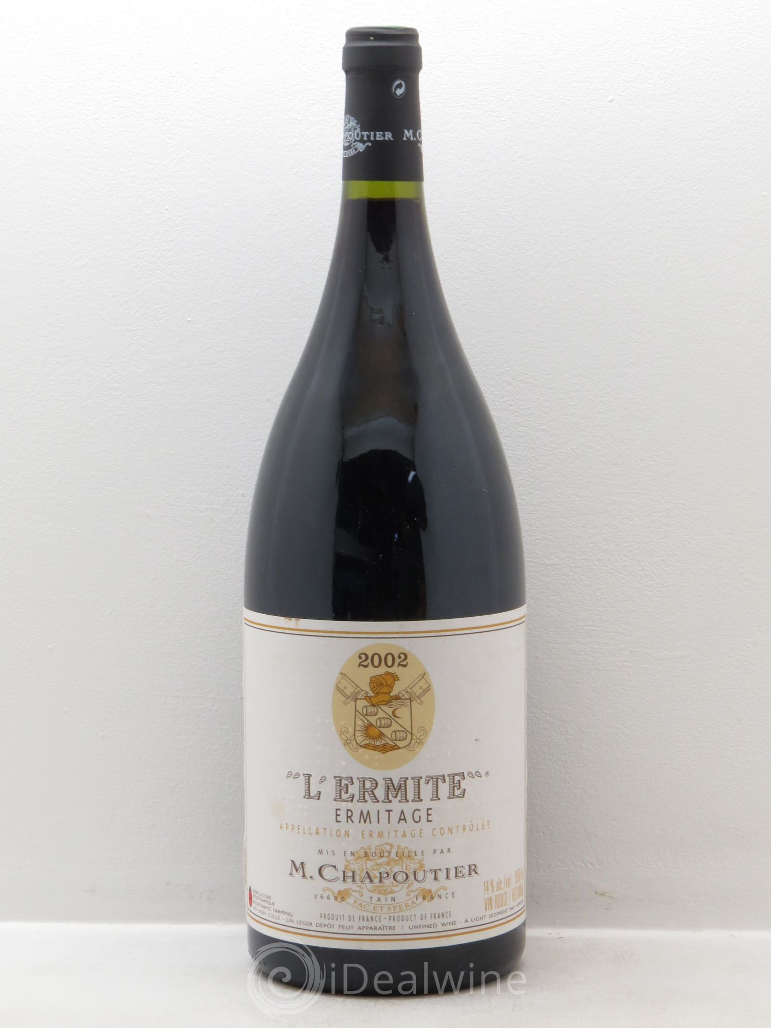 Hermitage Ermitage l'Ermite Chapoutier 2002 - Lot de 1 magnum - 0